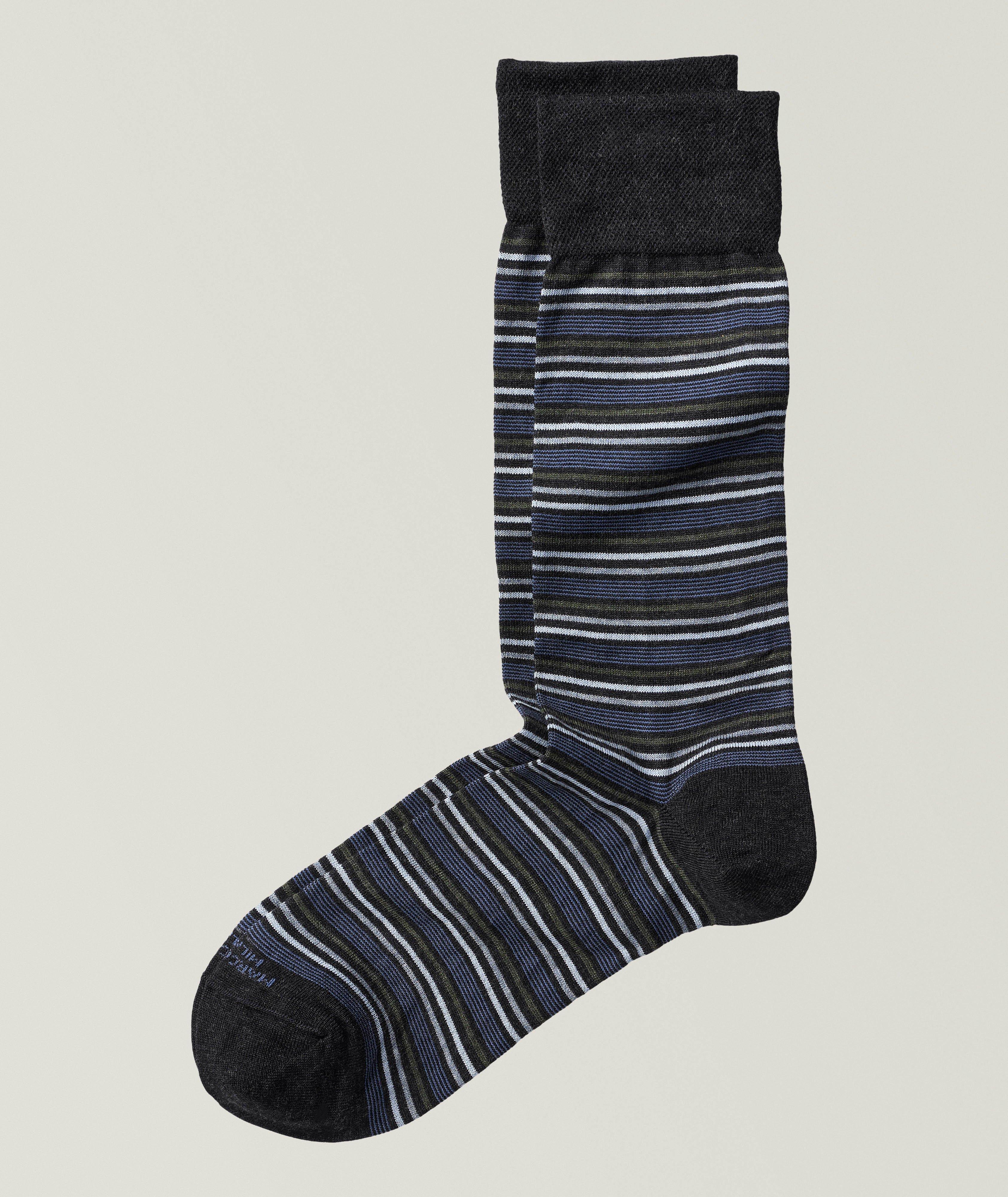 Torino Stripe Pima Socks image 0