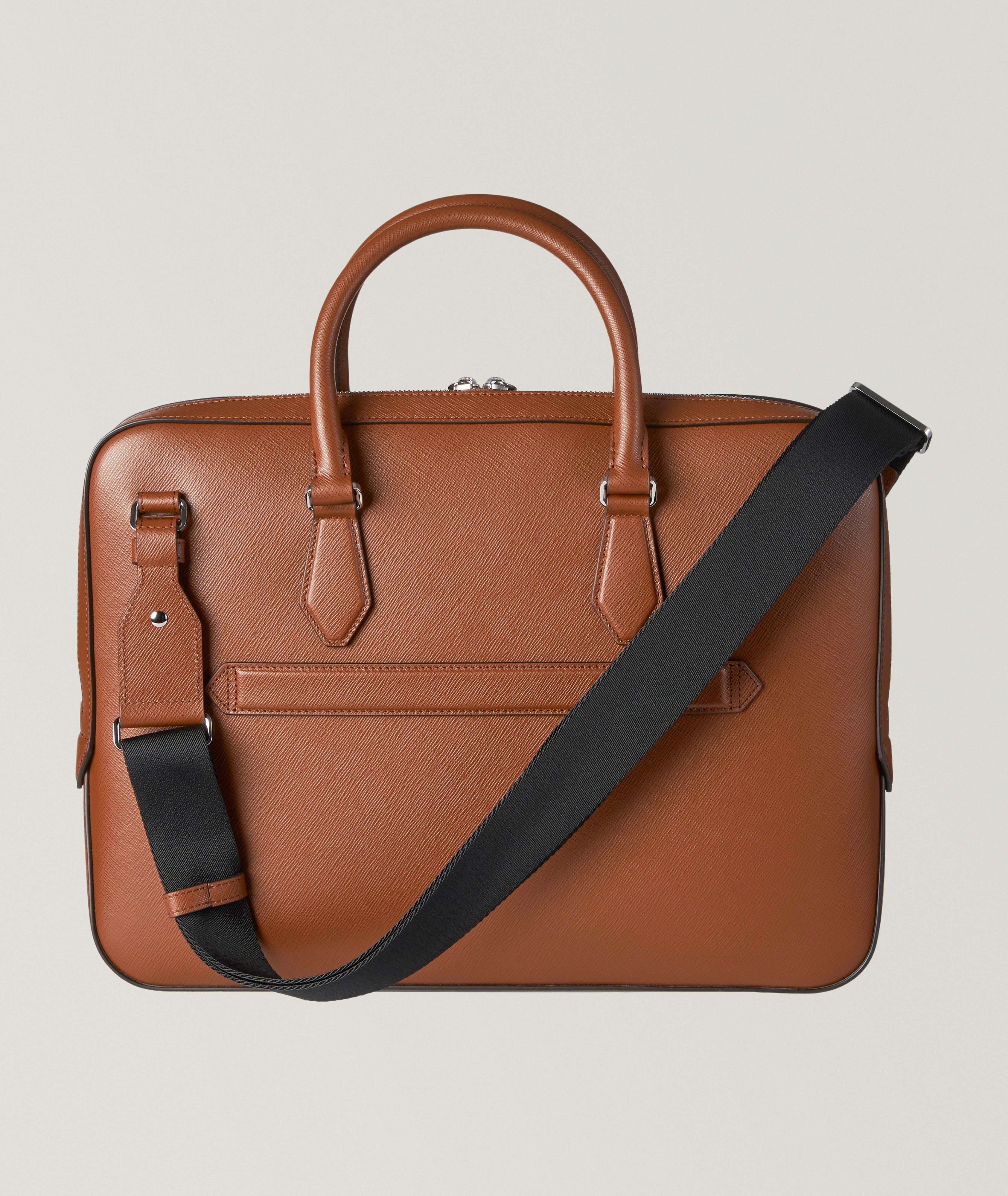 Sartorial Leather Thin Briefcase image 1