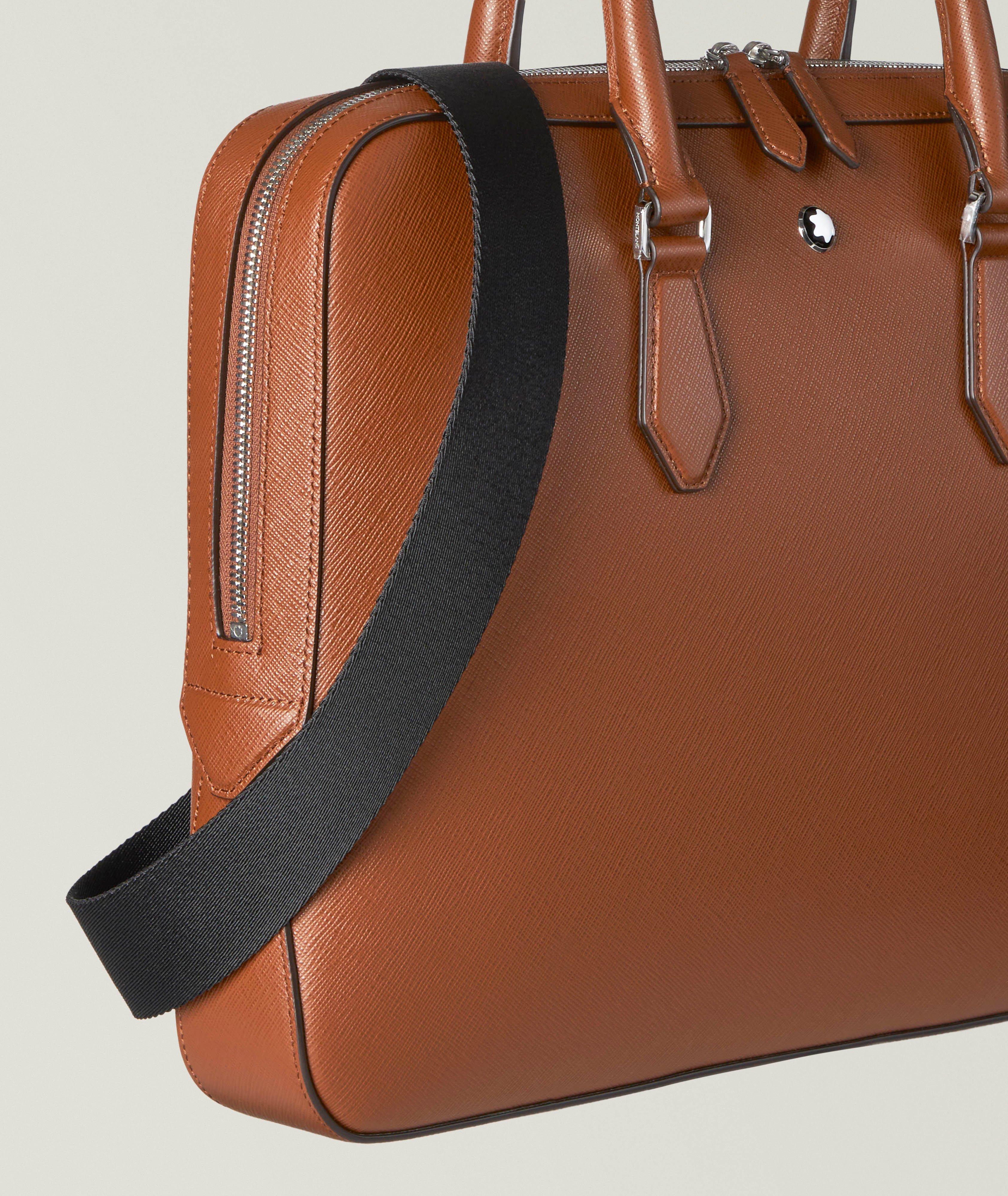 Sartorial Leather Thin Briefcase image 2