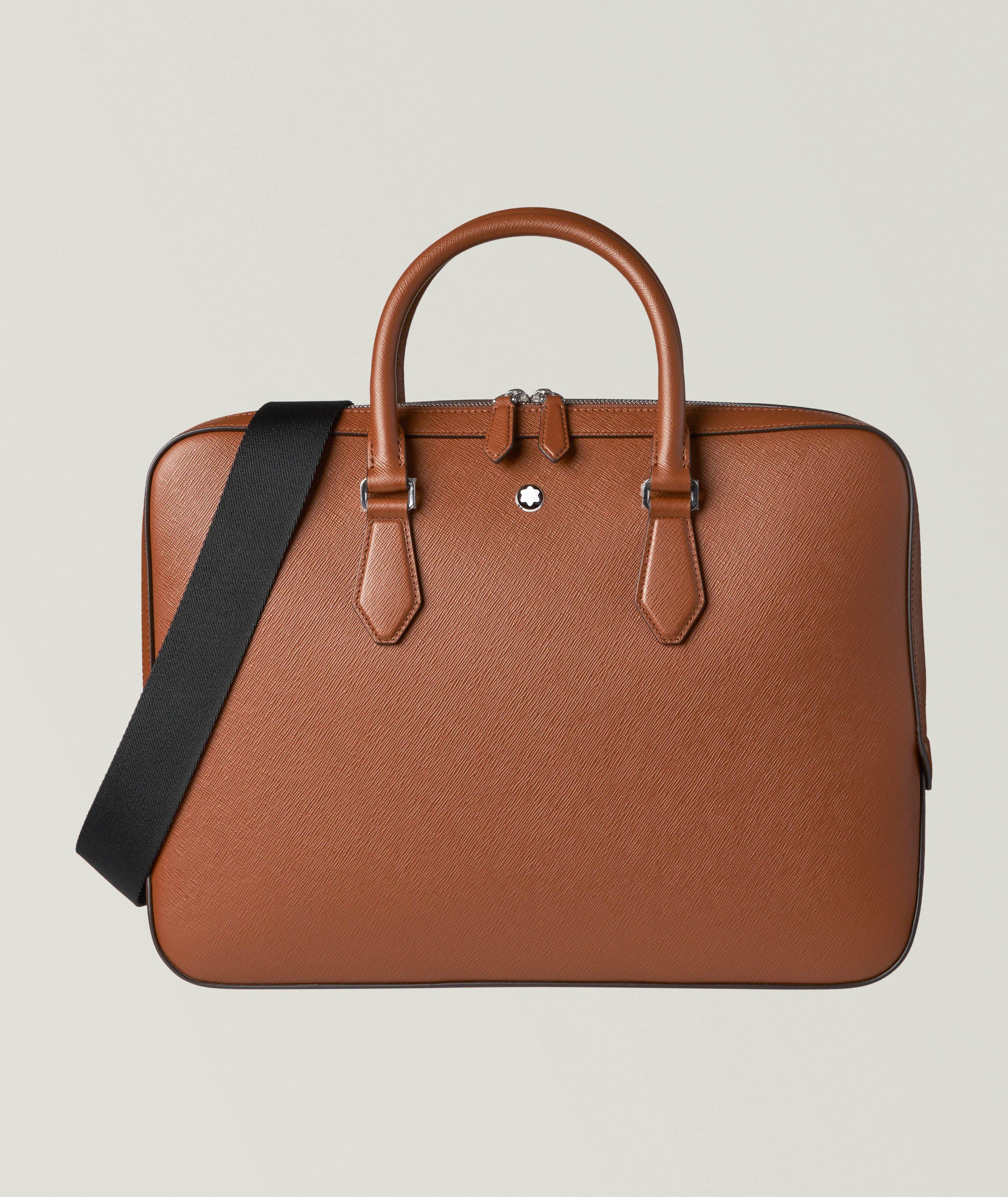 Sartorial Leather Thin Briefcase image 0