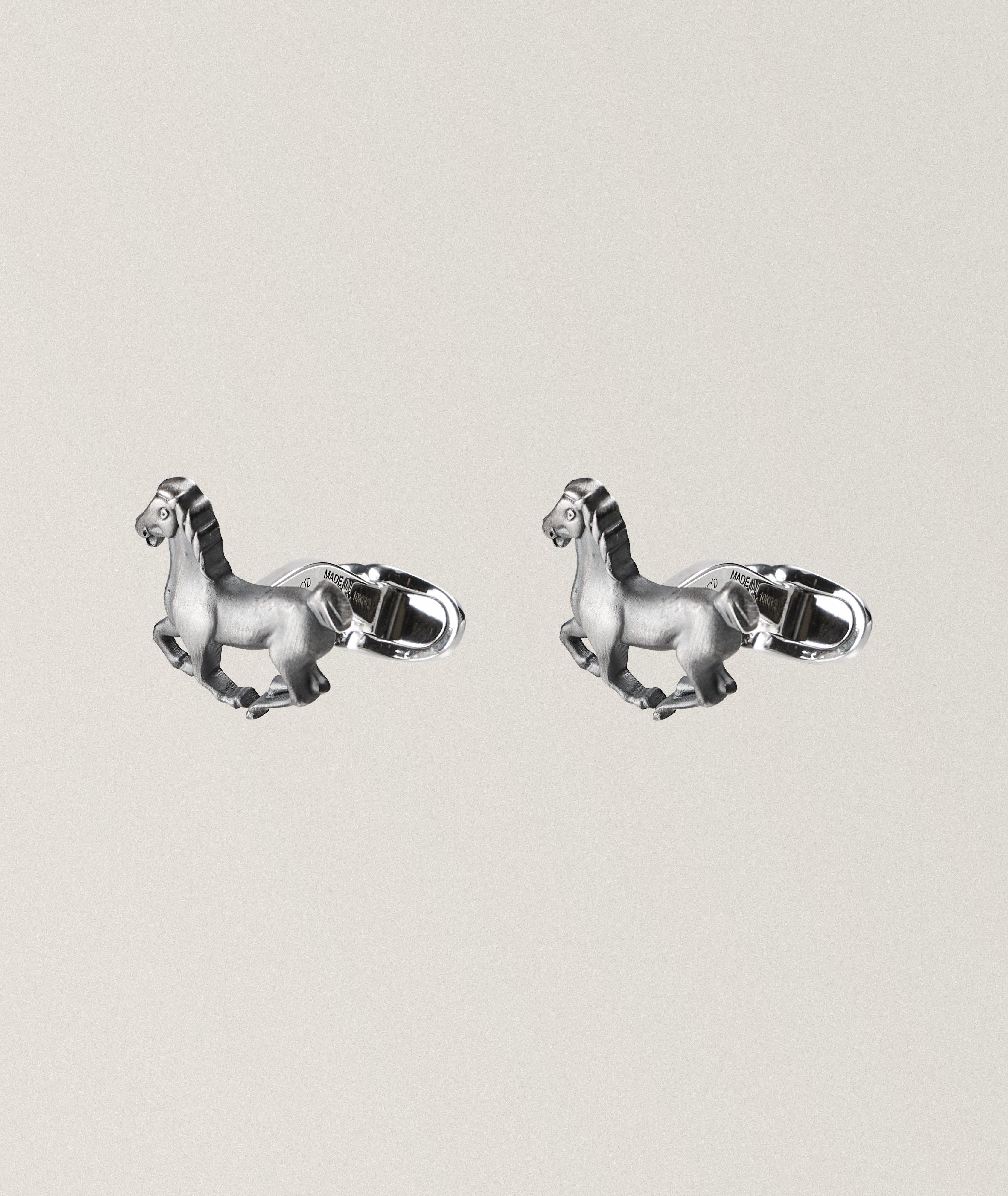 MB GRY THE LEGEND OF ZODIACS THE HORSE CUFFLINK image 0