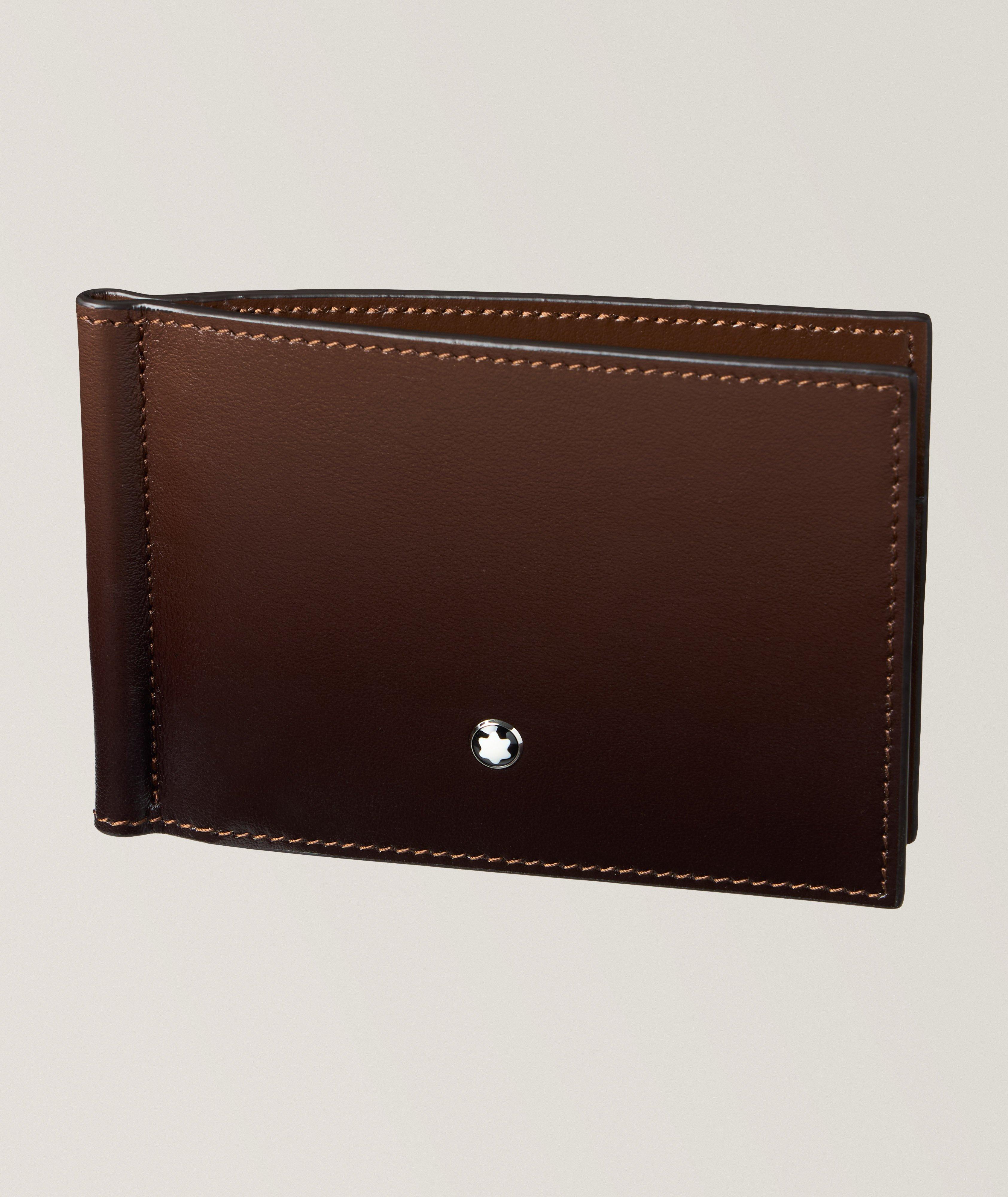 Montblanc Portefeuille à deux volets Meisterstück Money Clip en cuir