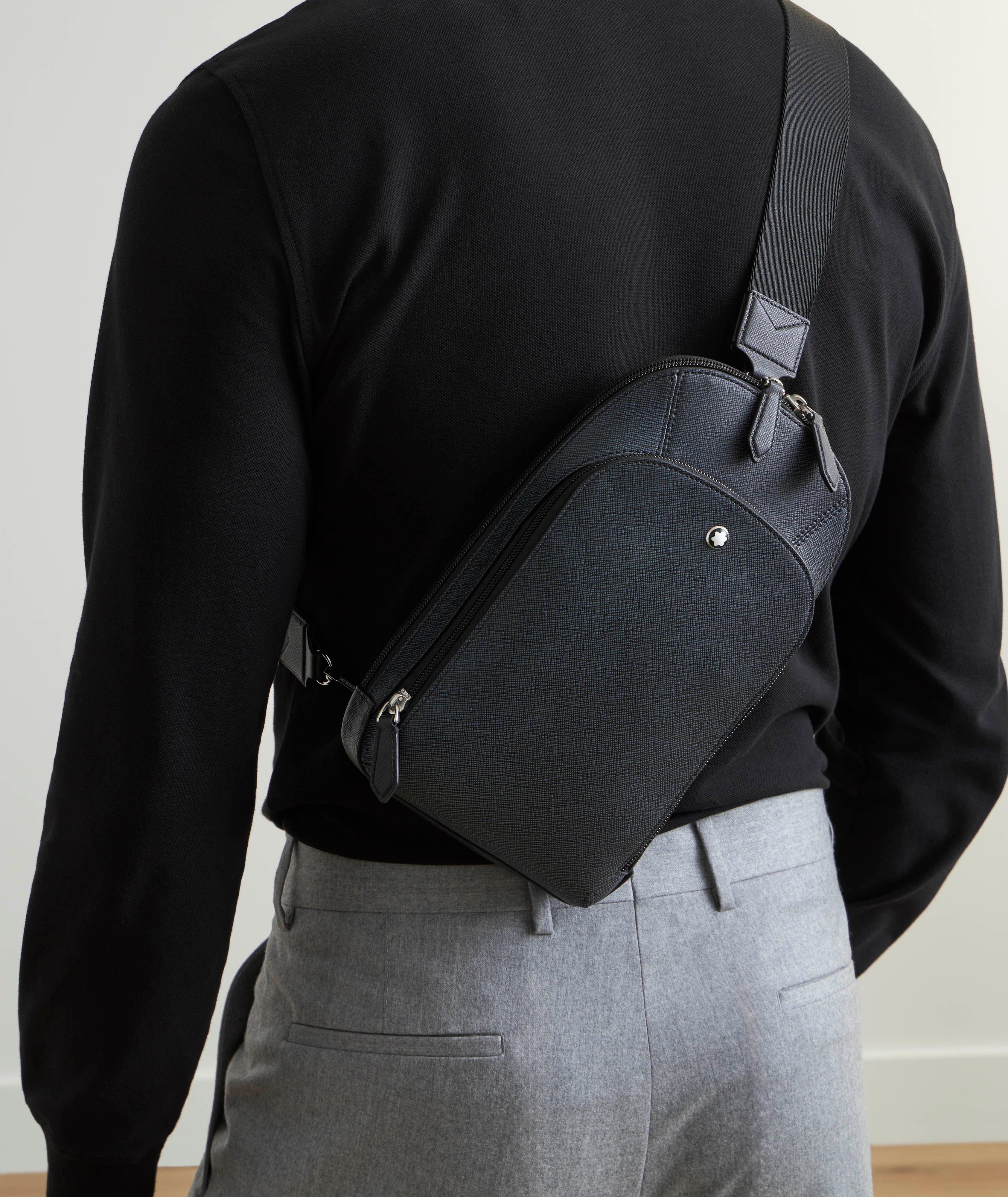 Sartorial Leather Sling Bag  image 4