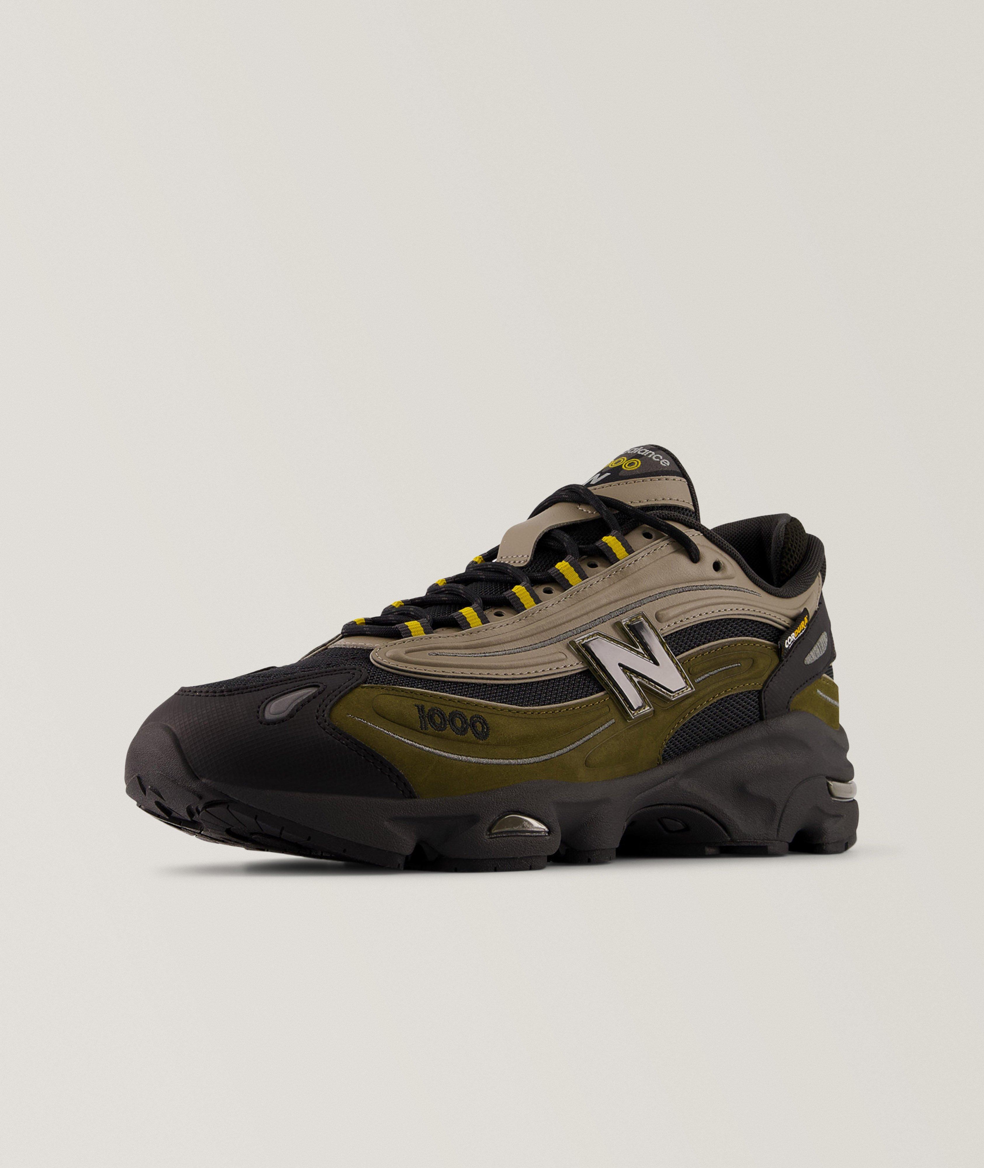 1000 Suede & Mesh Sneakers image 2