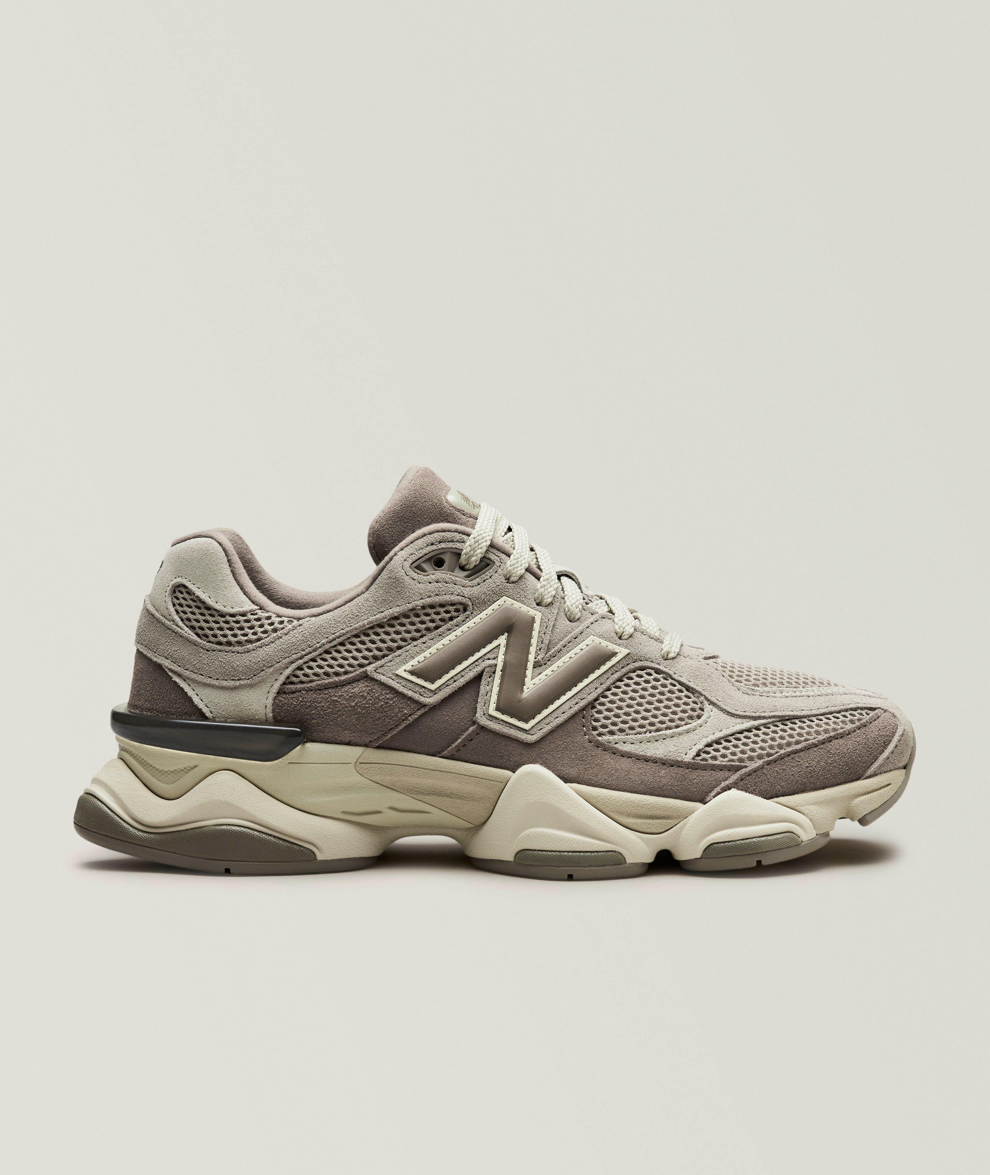 New Balance 9060 Suede-Mesh Sneakers