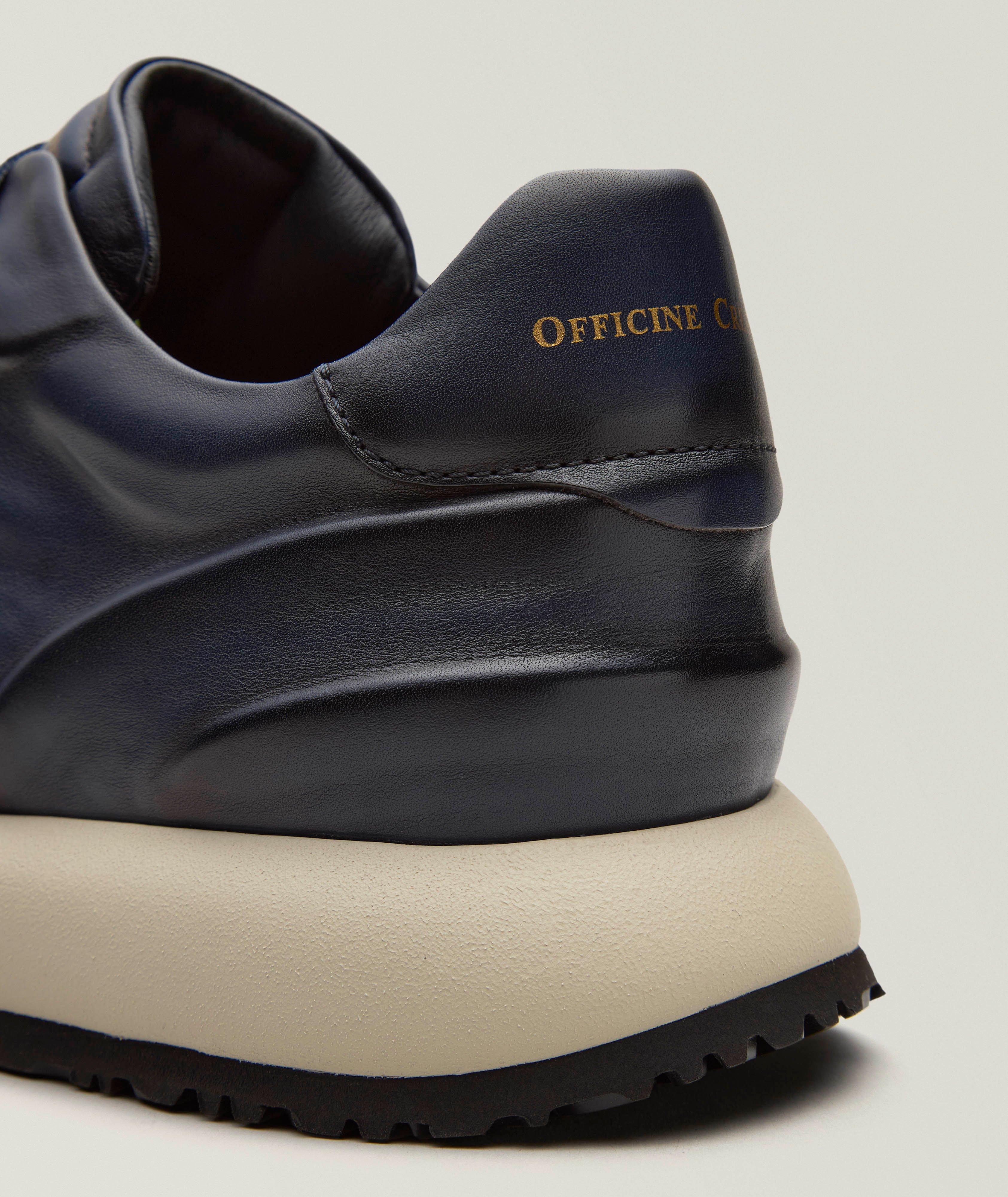 Burnished Leather Trainers image 2