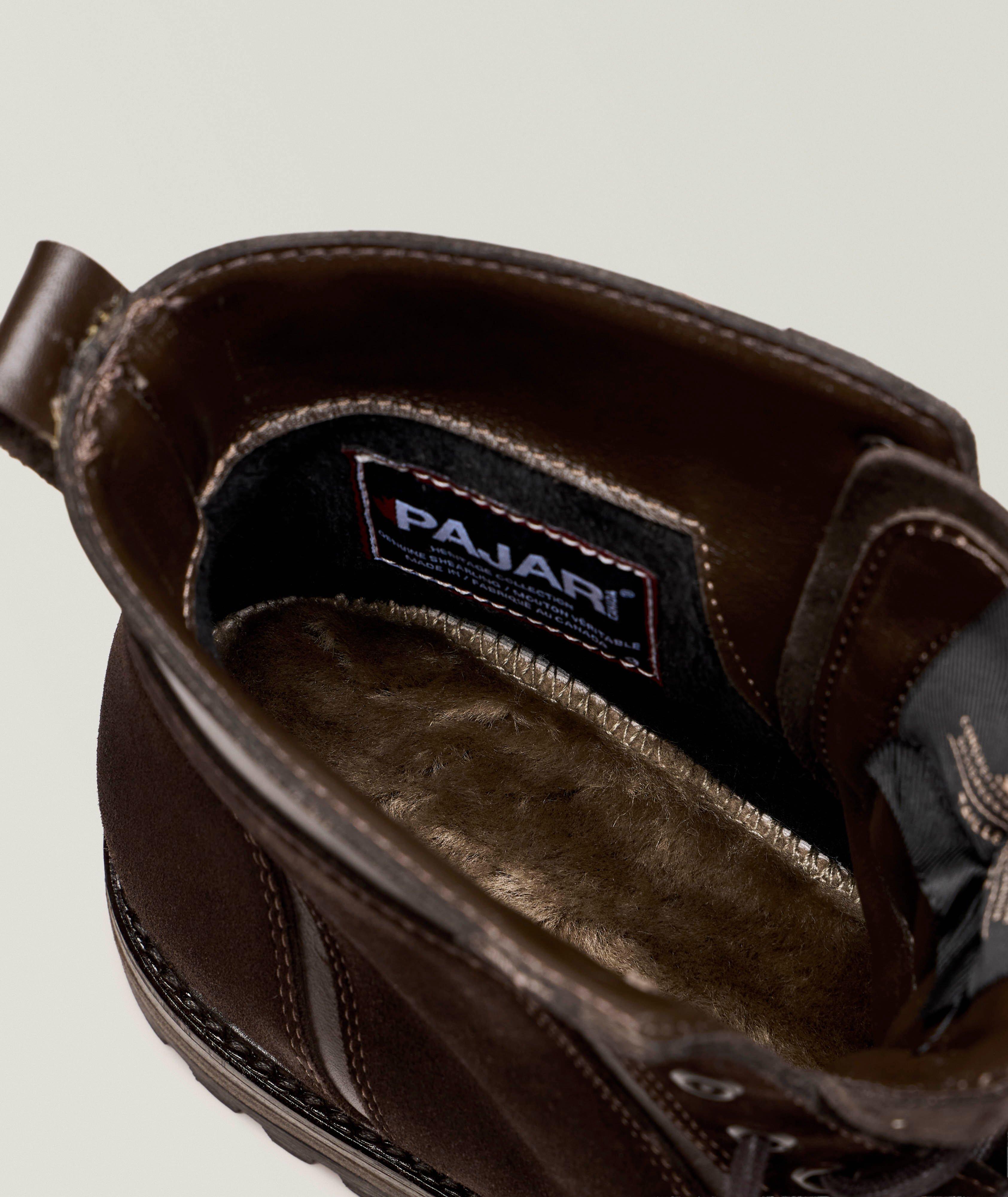 Bottes Diego cuir suédé doublure shearling image 3