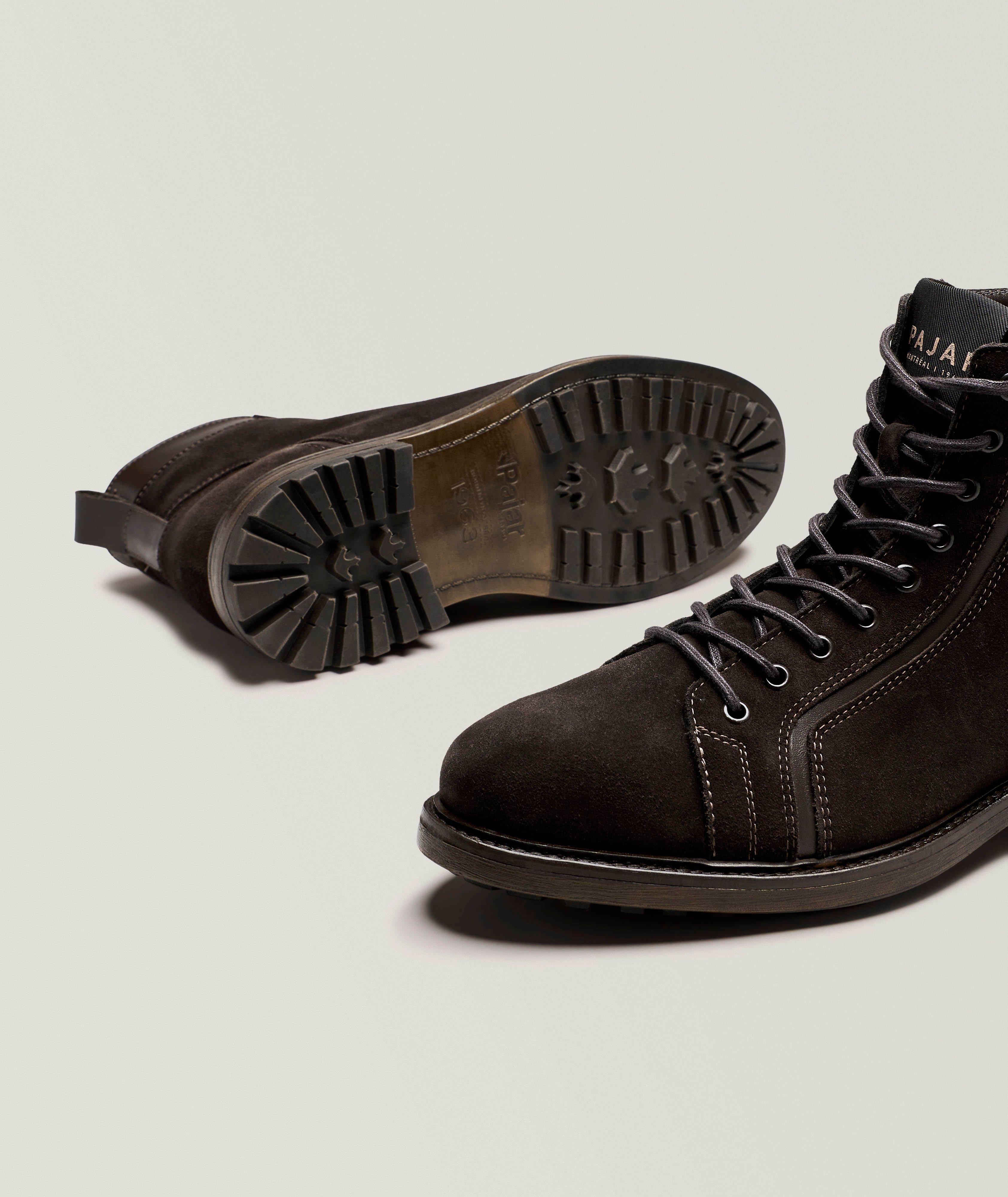 Bottes Diego cuir suédé doublure shearling image 4