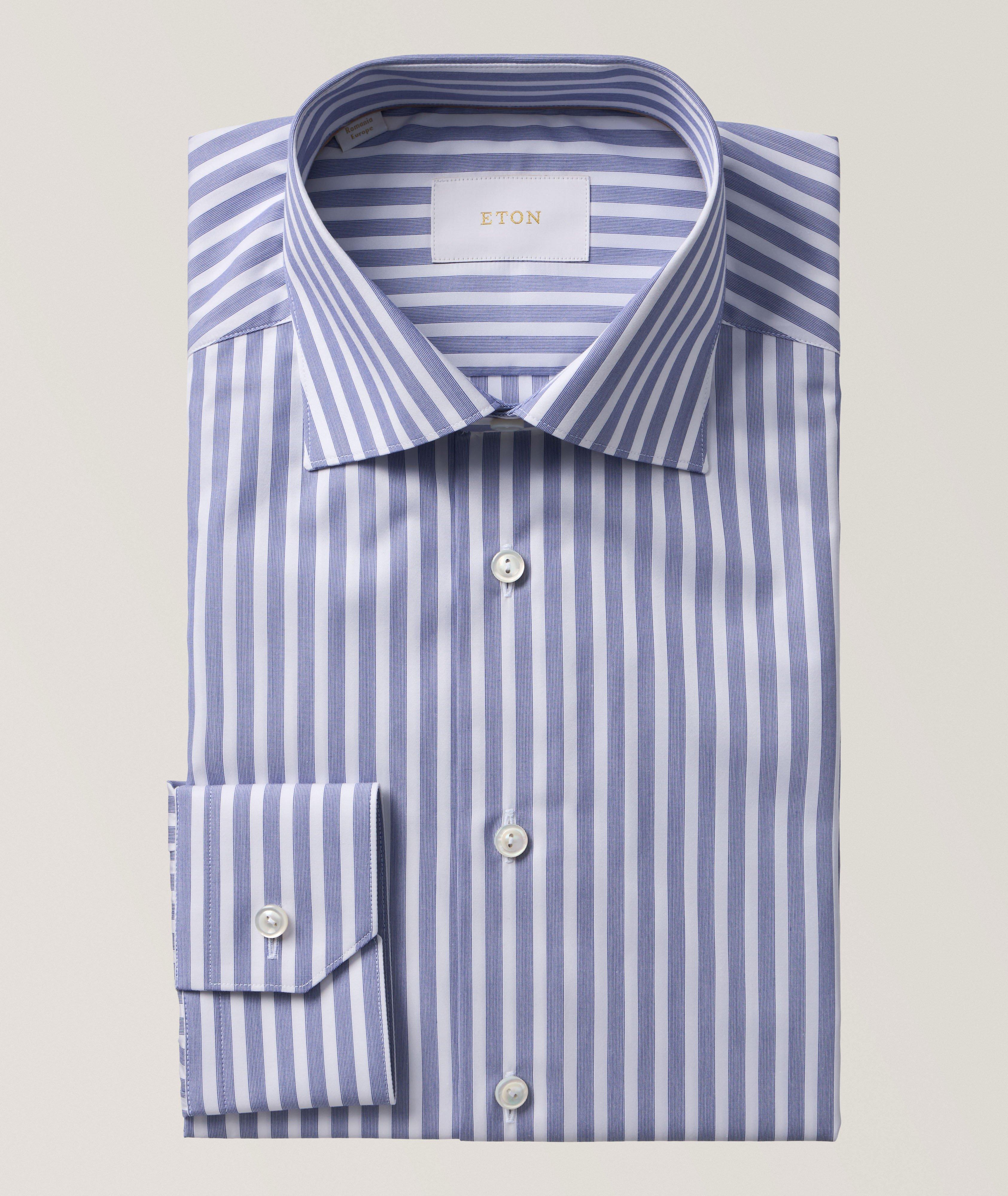 Slim-Fit Elevated Bengal Stripe Dress Shirt image 0