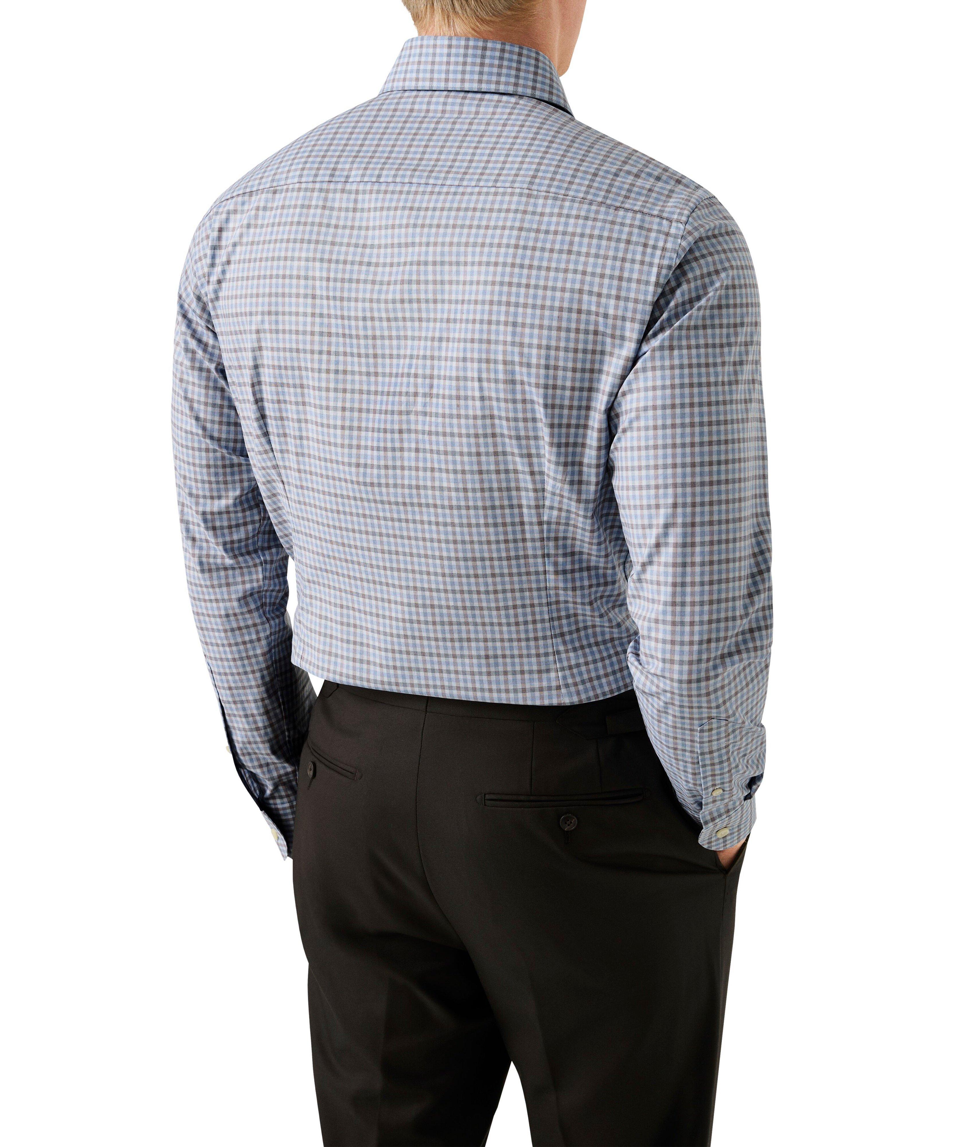 Slim-Fit Check Twill Dress Shirt image 3