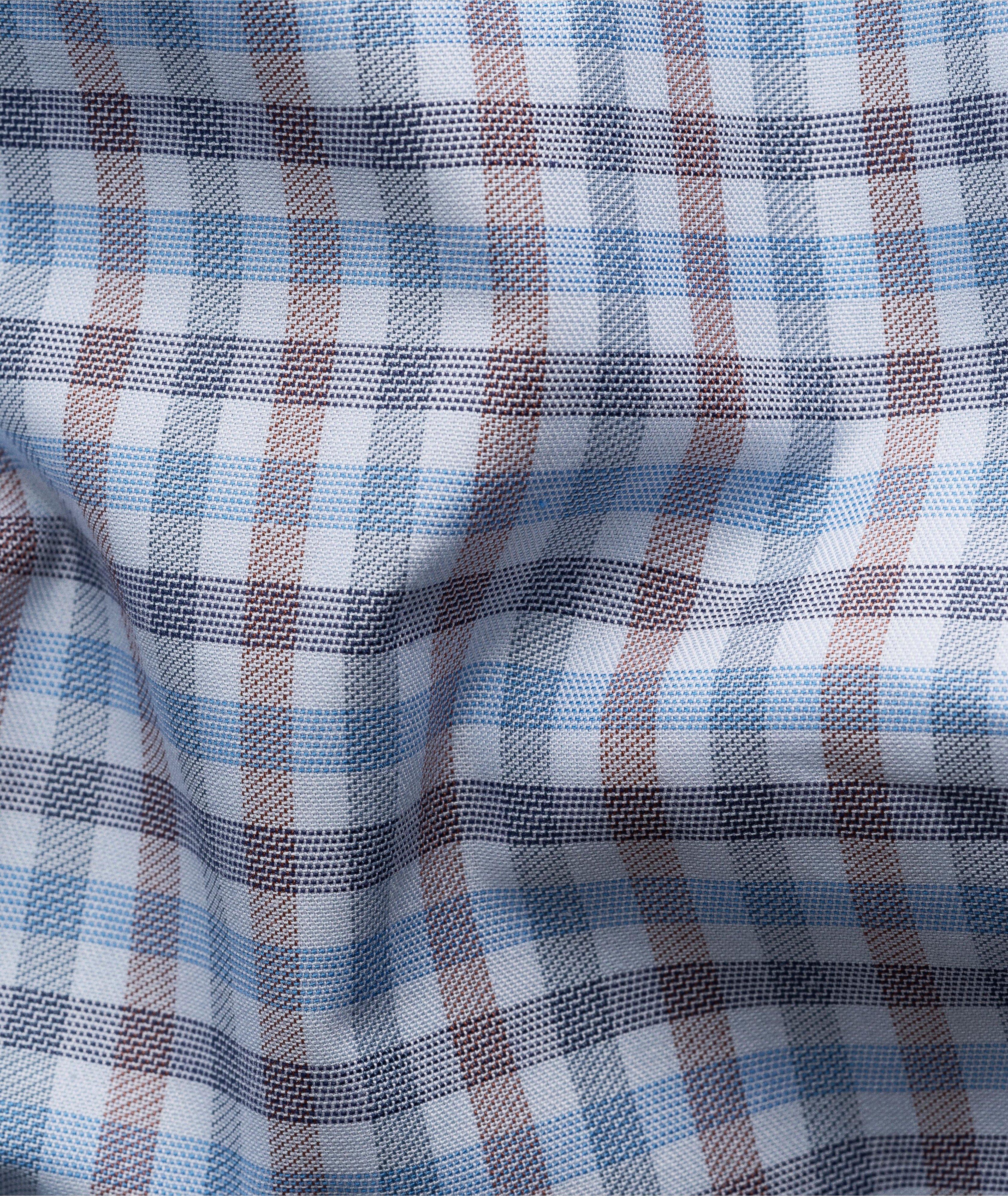 Slim-Fit Check Twill Dress Shirt image 6