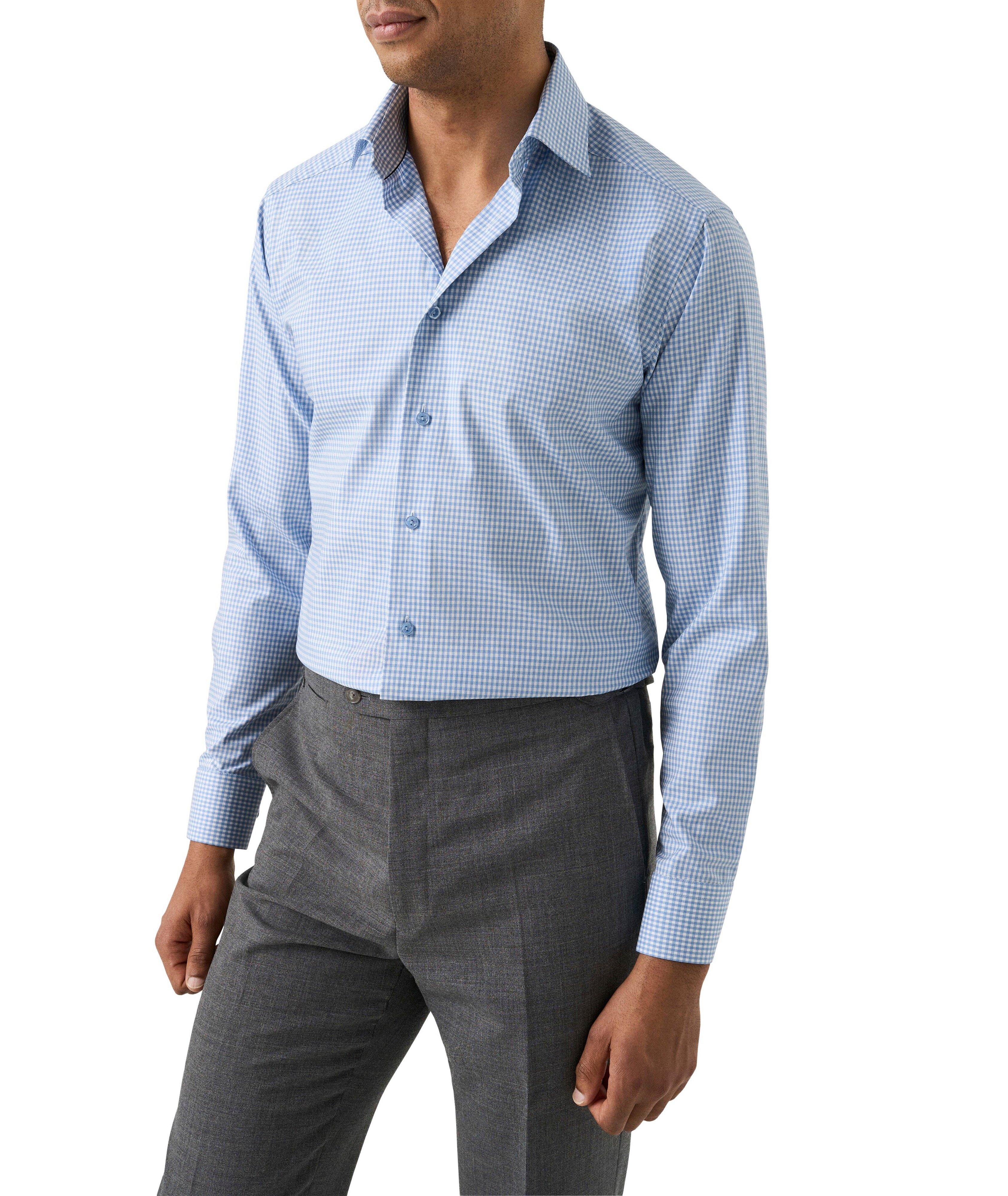 Slim-Fit Check Dress Shirt image 2