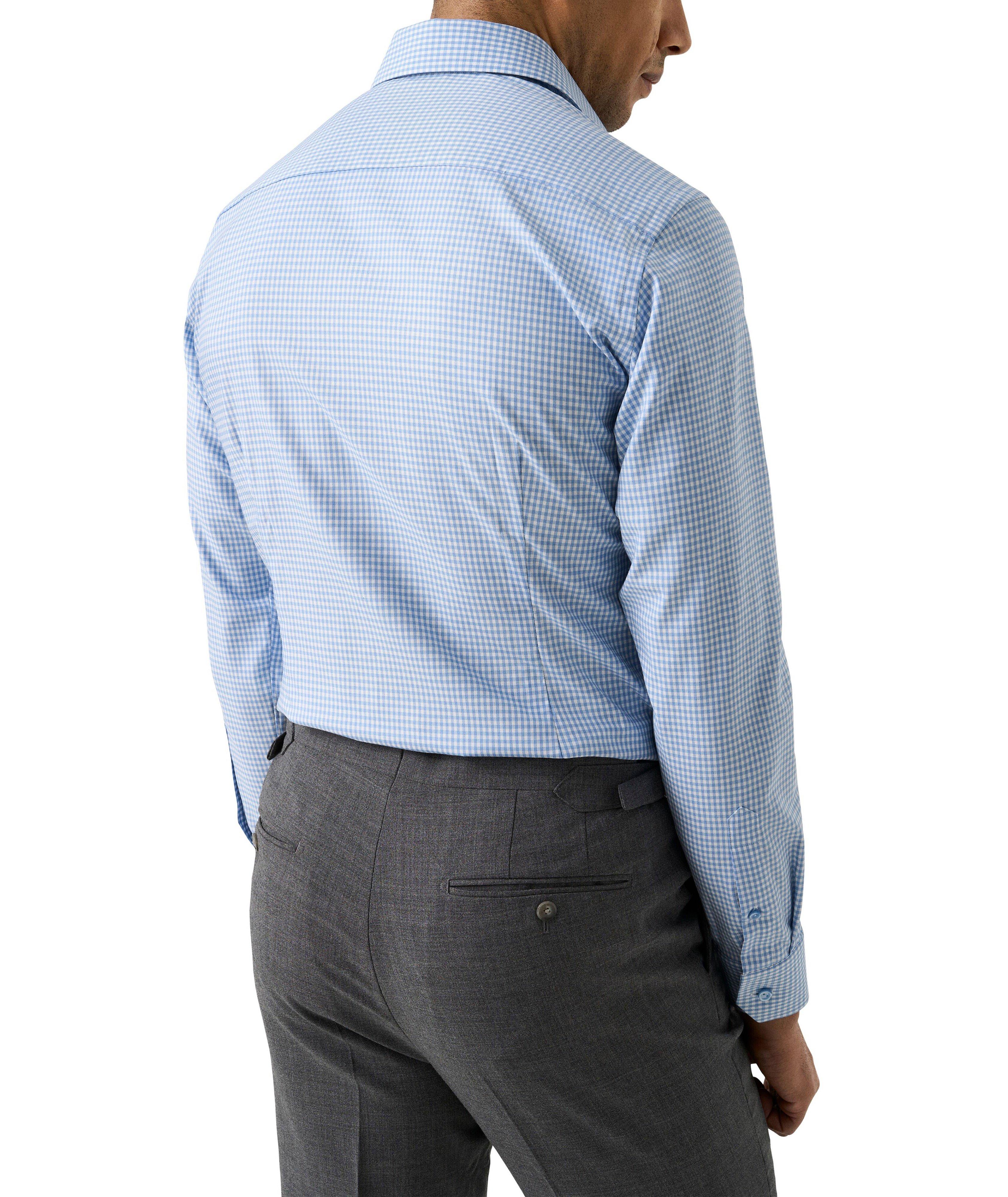 Slim-Fit Check Dress Shirt image 3