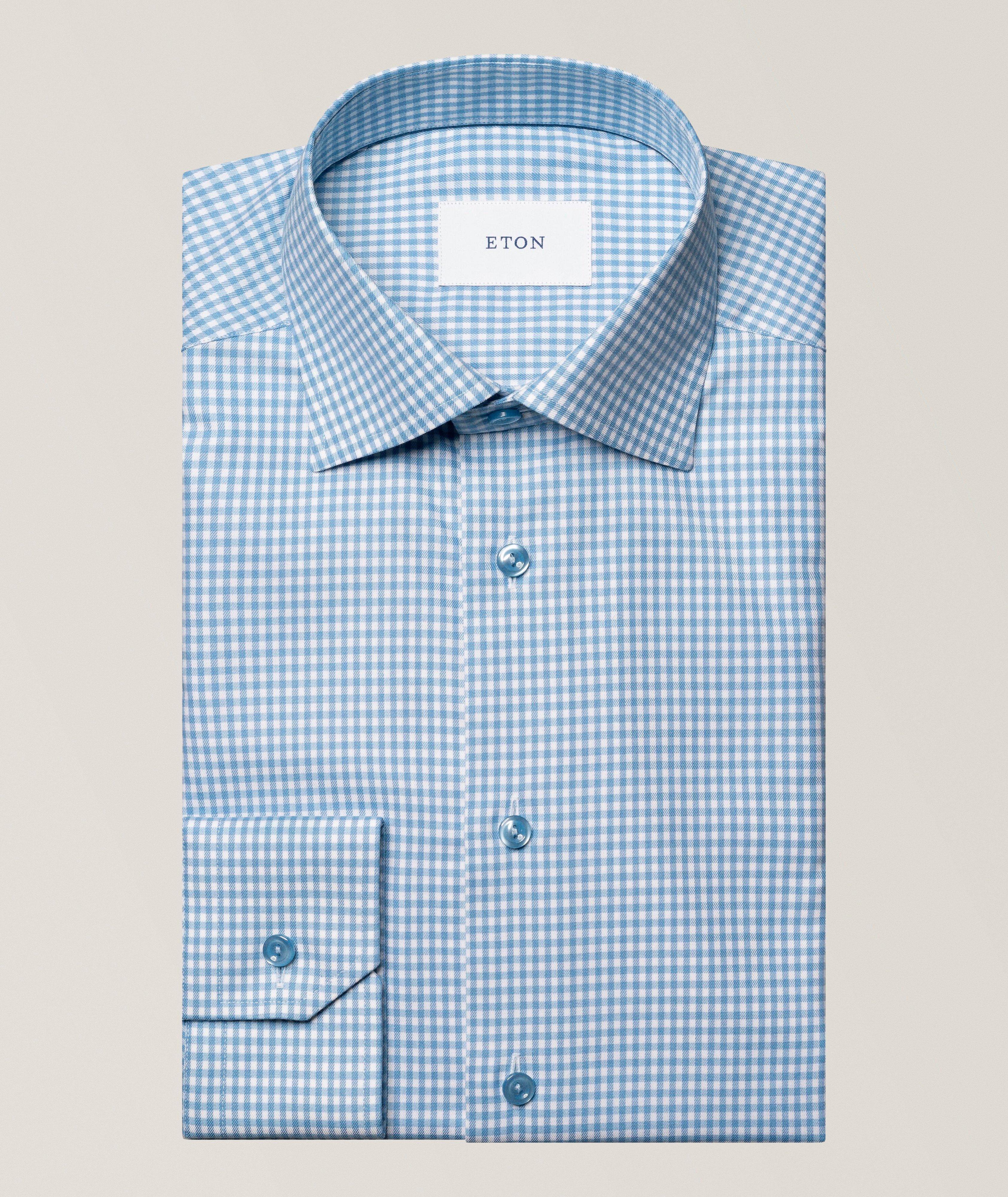 Slim-Fit Check Dress Shirt image 0