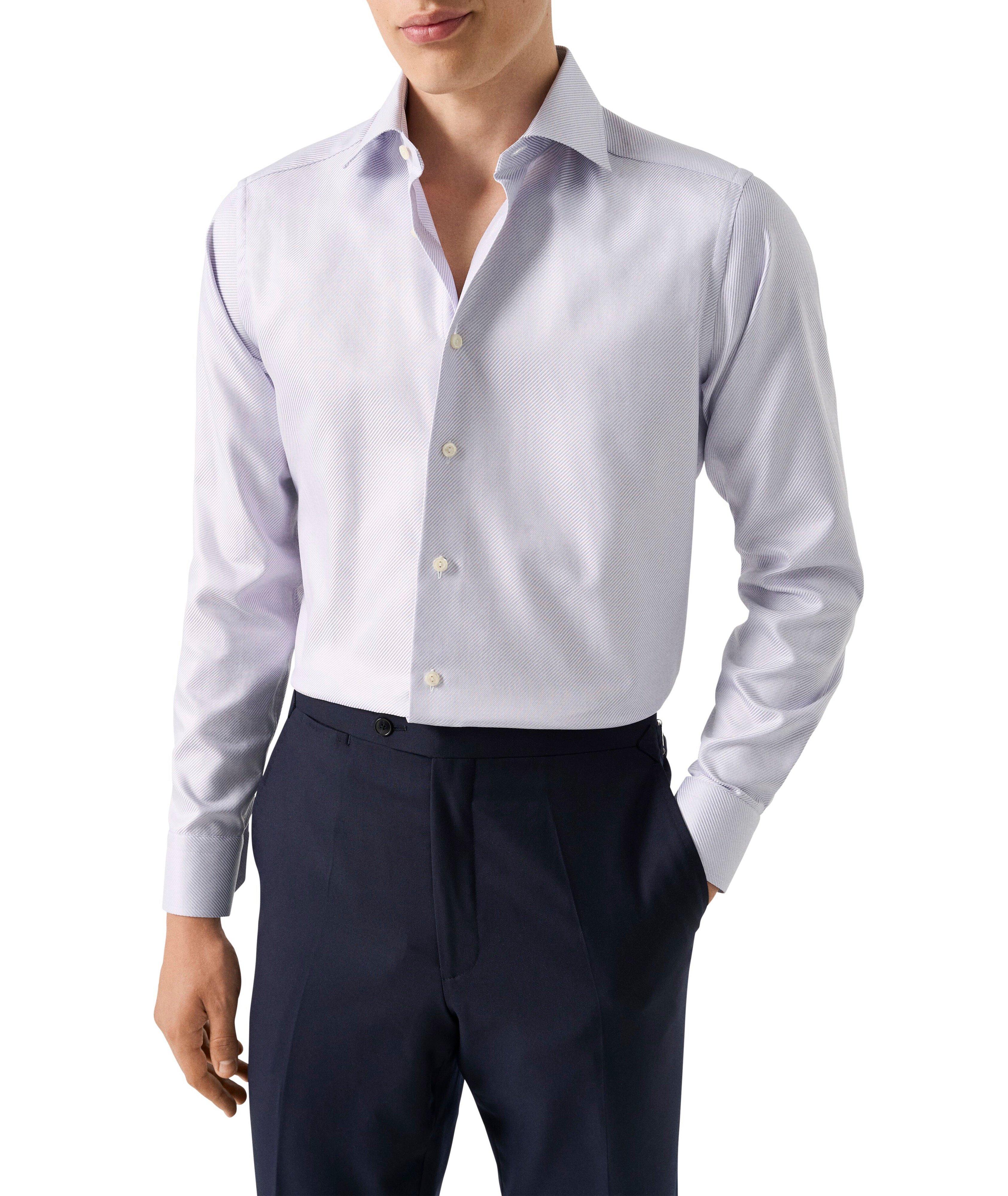 Chemise habillée en sergé King coupe contemporaine image 2