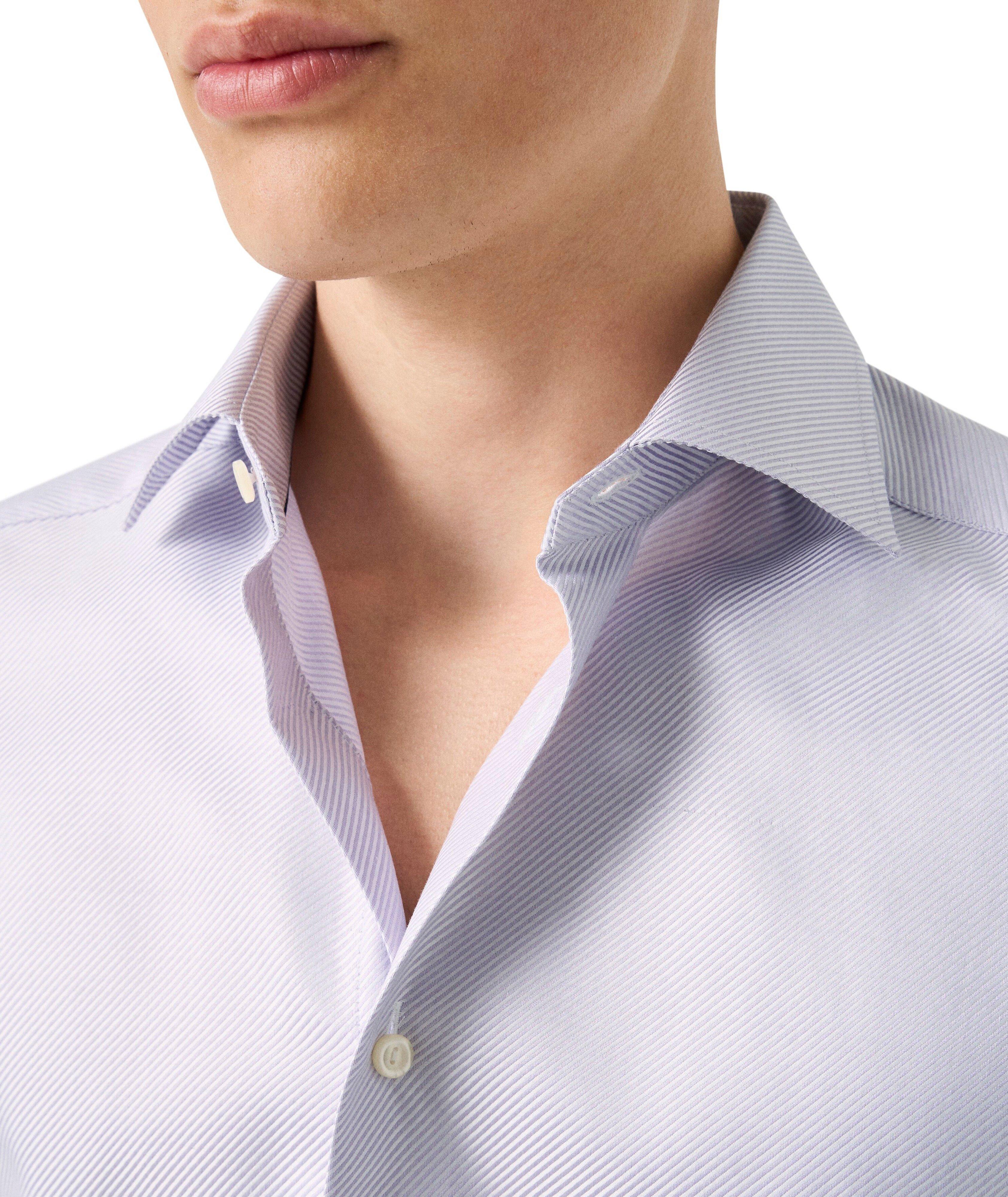 Chemise habillée en sergé King coupe contemporaine image 4