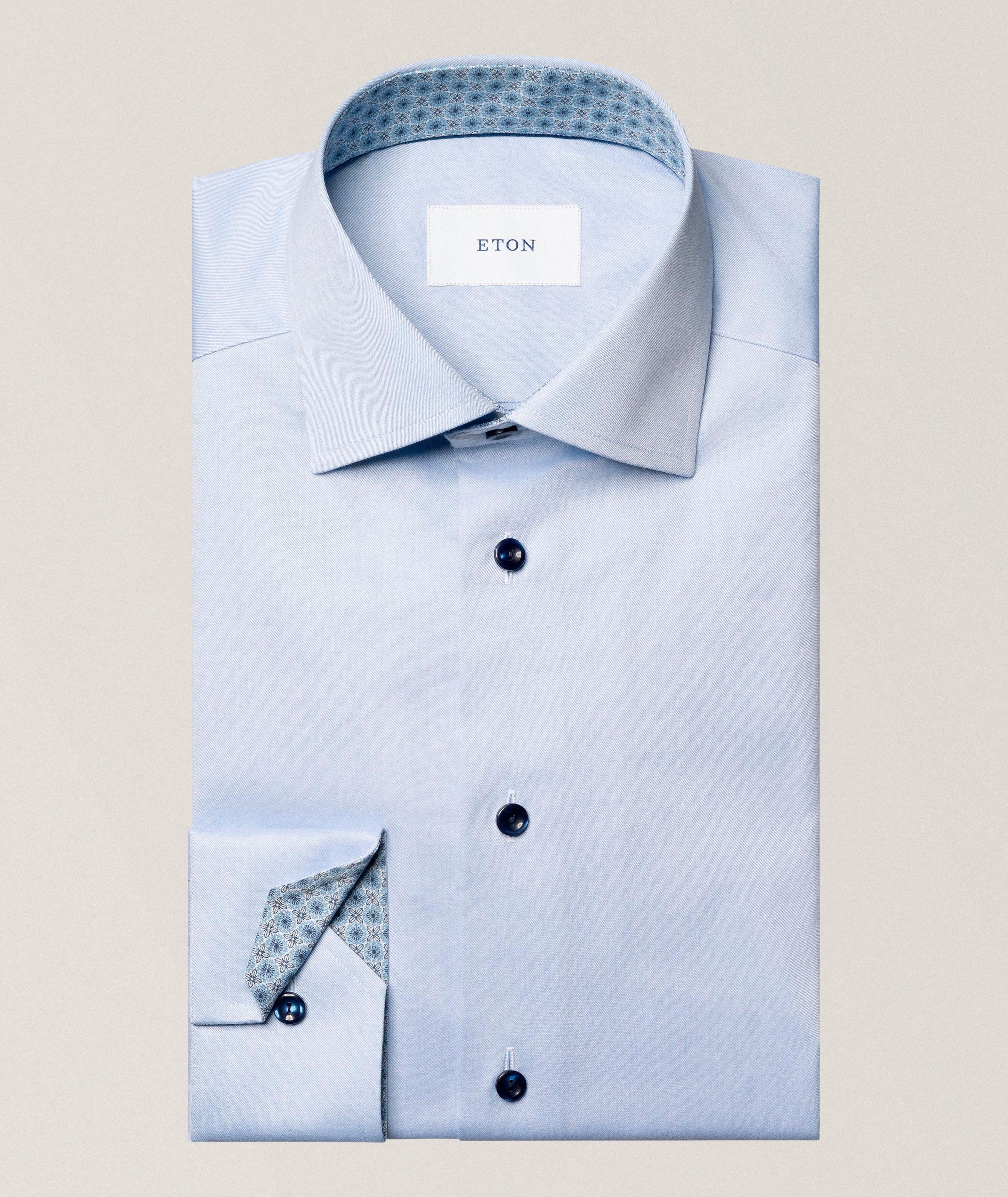 Chemise habillée en twill de coupe contemporaine image 0