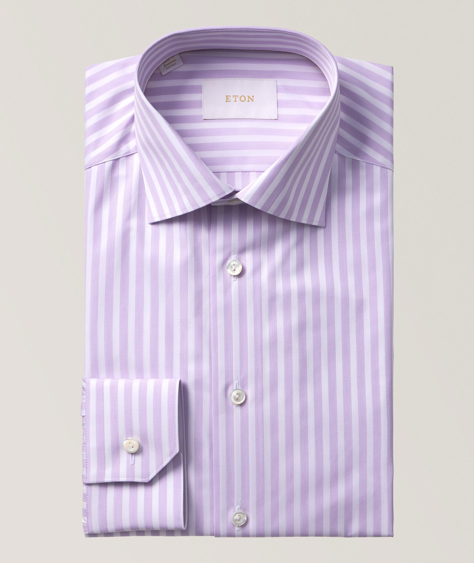 Slim-Fit Elevated Bengal Stripe Dress Shirt image 0
