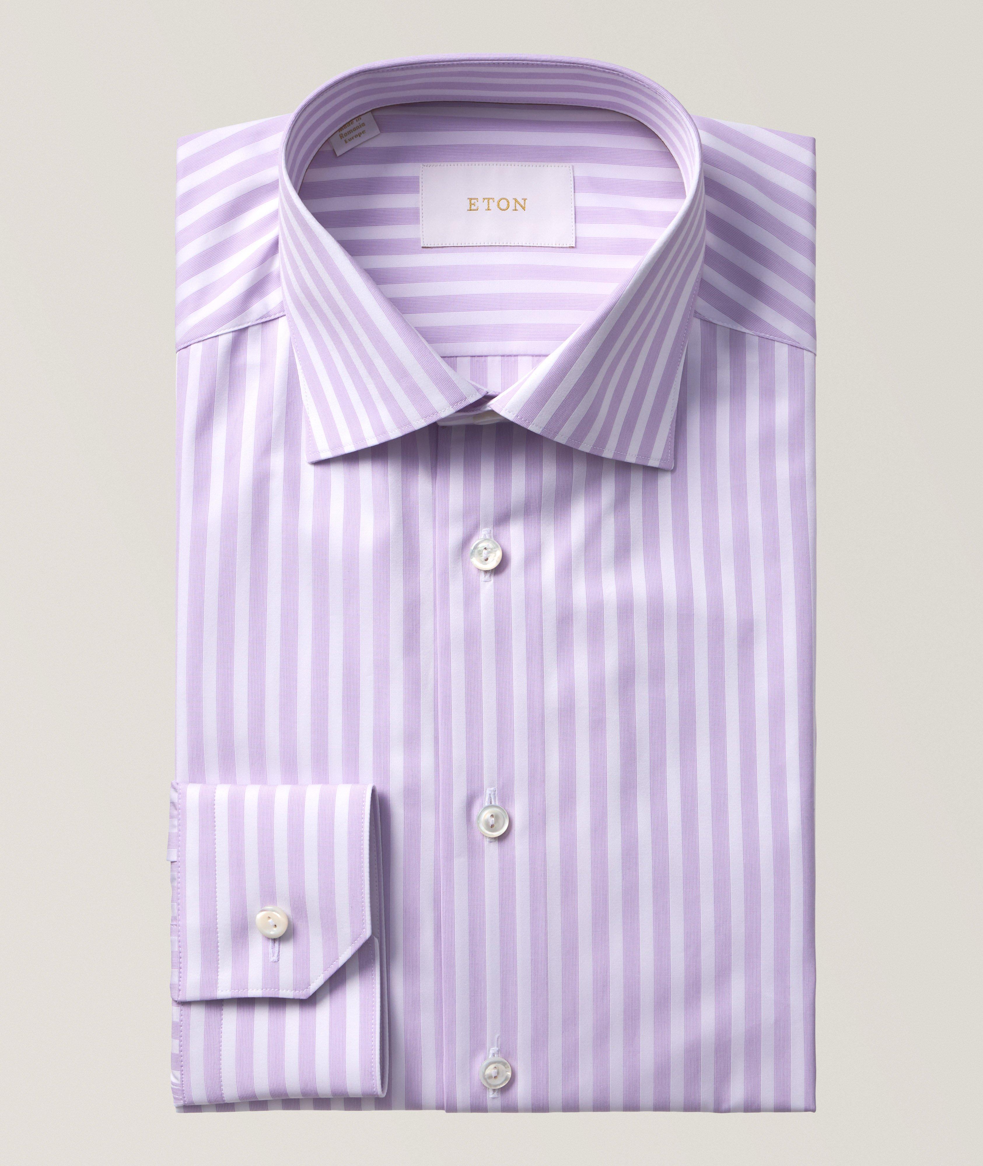 Slim-Fit Elevated Bengal Stripe Dress Shirt image 0