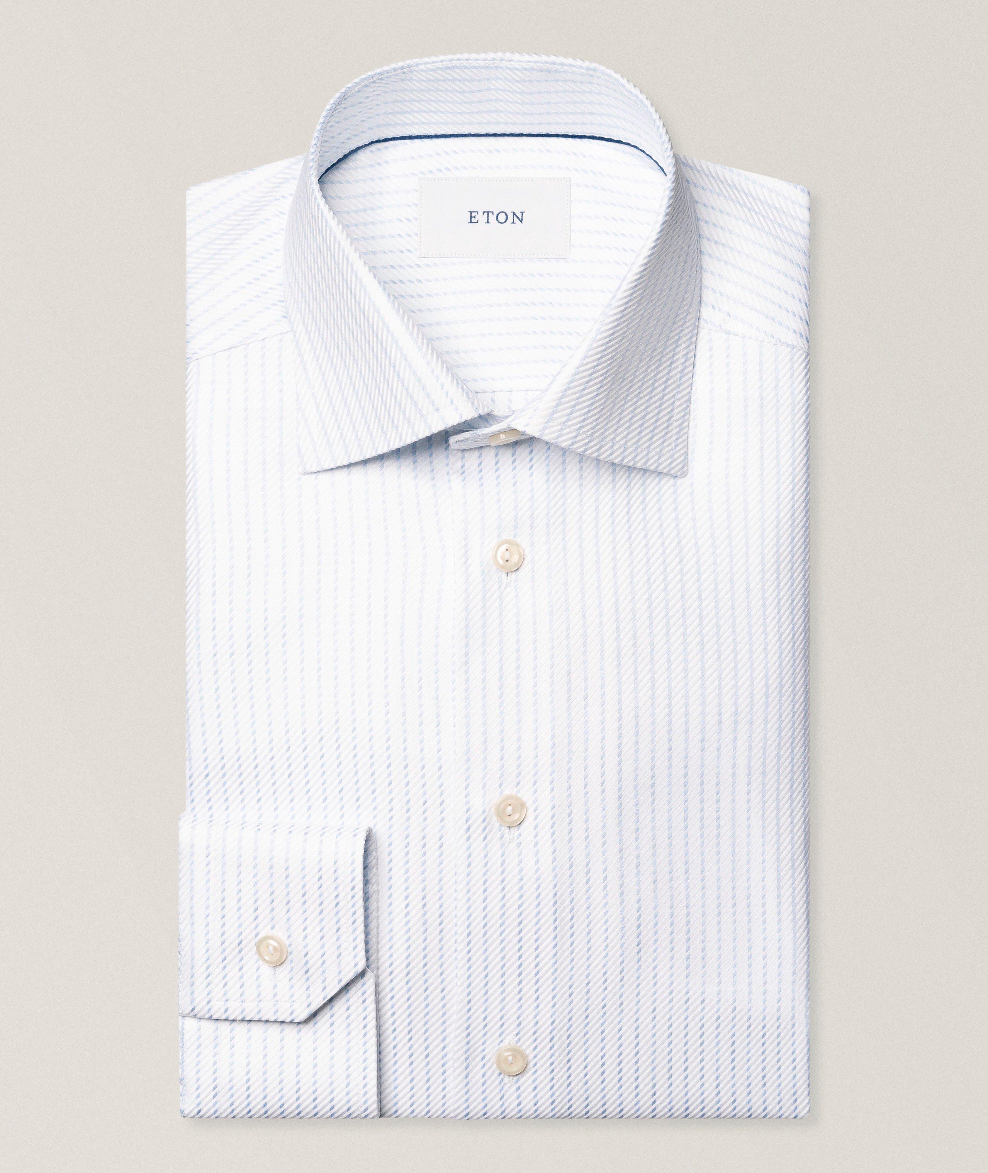 Chemise habillée Slim Fit à rayures en King Twill image 0