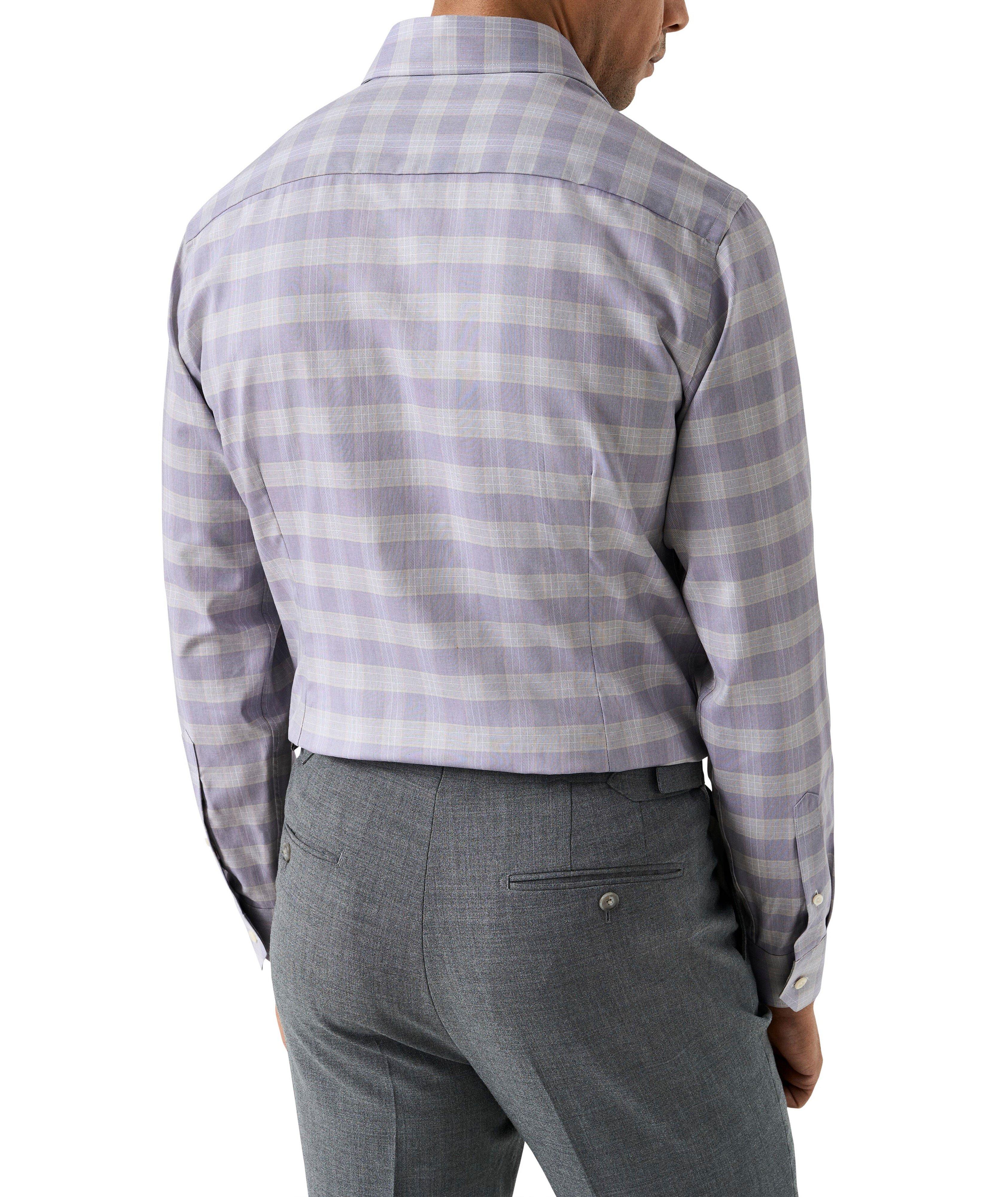 Slim-Fit Check Twill Dress Shirt image 3
