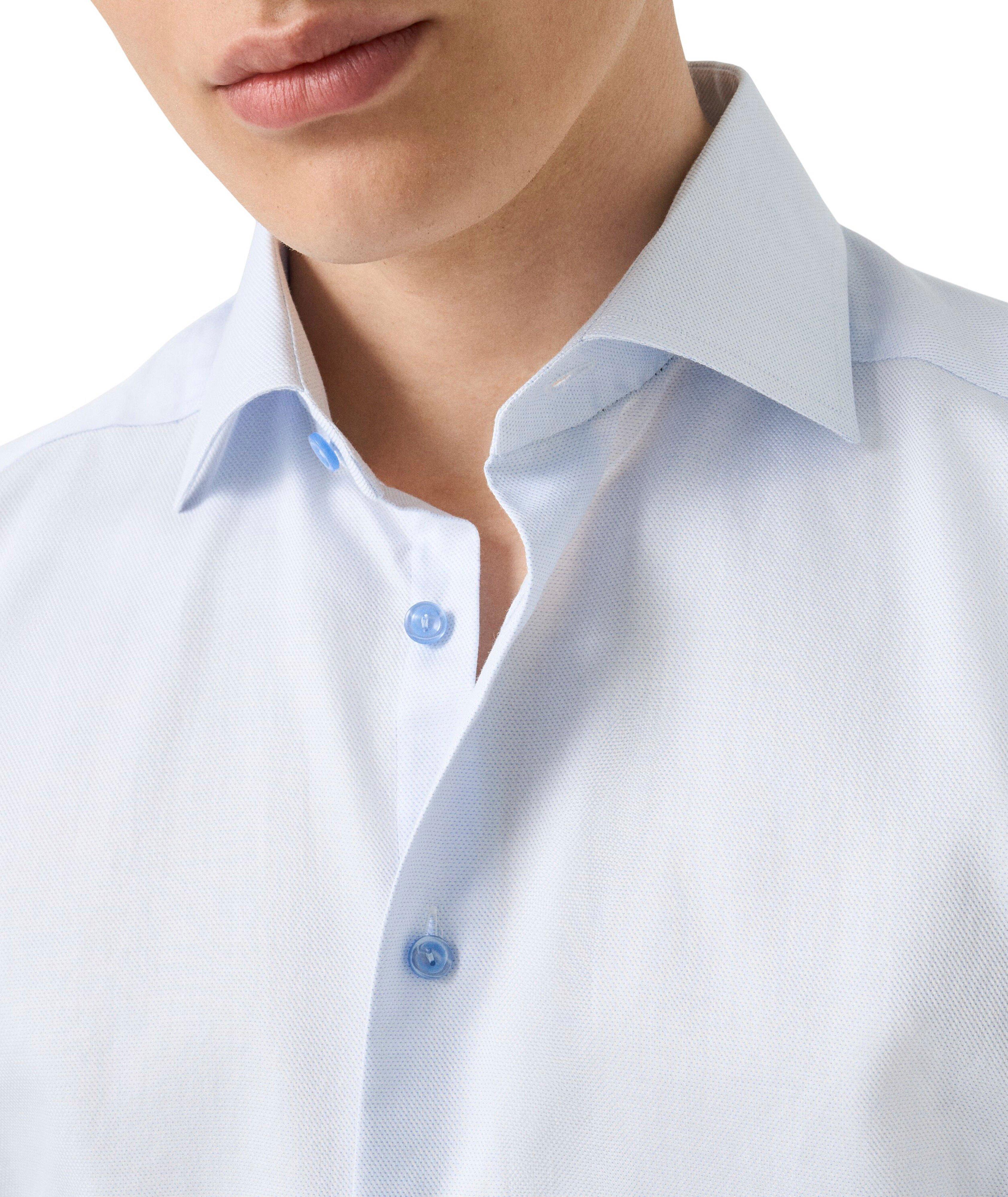 Chemise habillée en twill de coupe amincie image 3