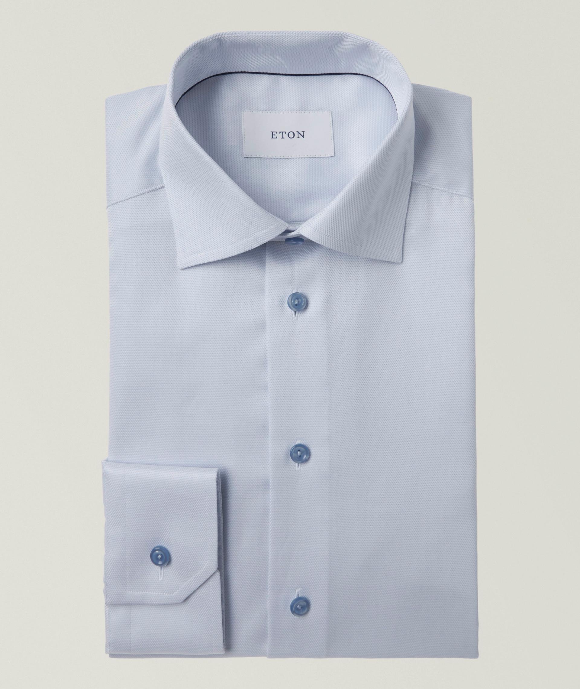 Chemise habillée en twill de coupe amincie image 0