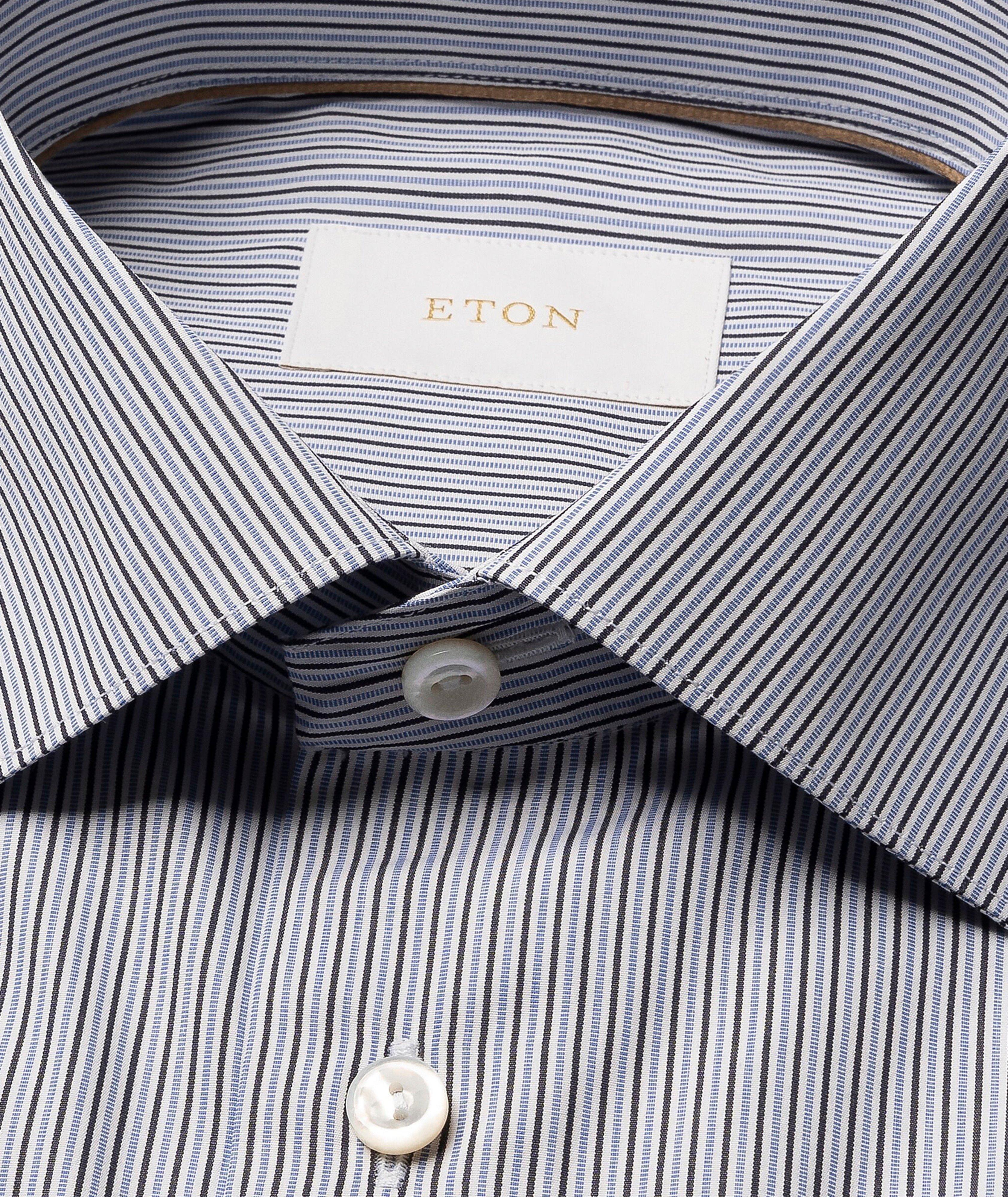 Contemporary-Fit Elevated Striped Dress Shirt image 1
