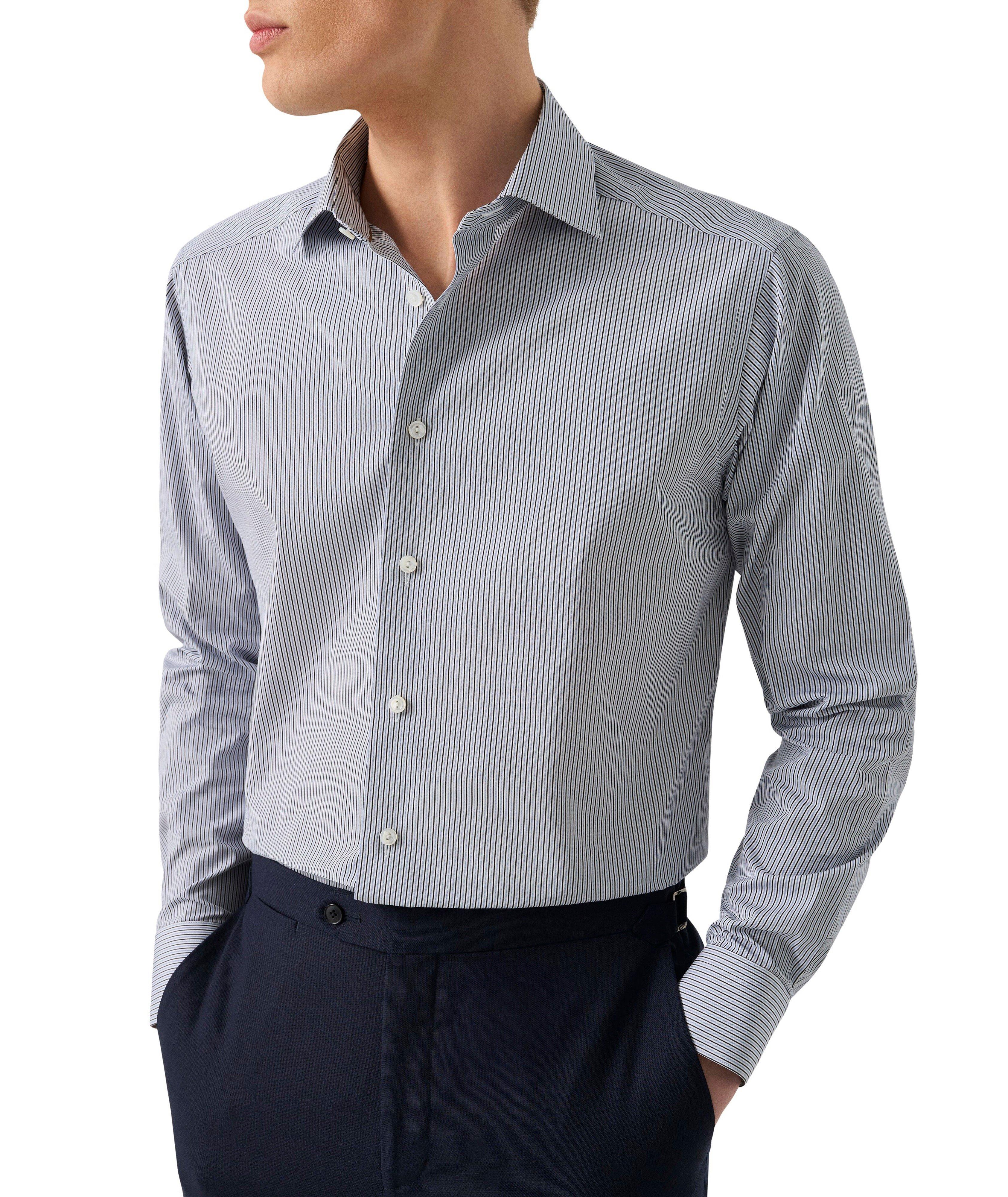 Contemporary-Fit Elevated Striped Dress Shirt image 2