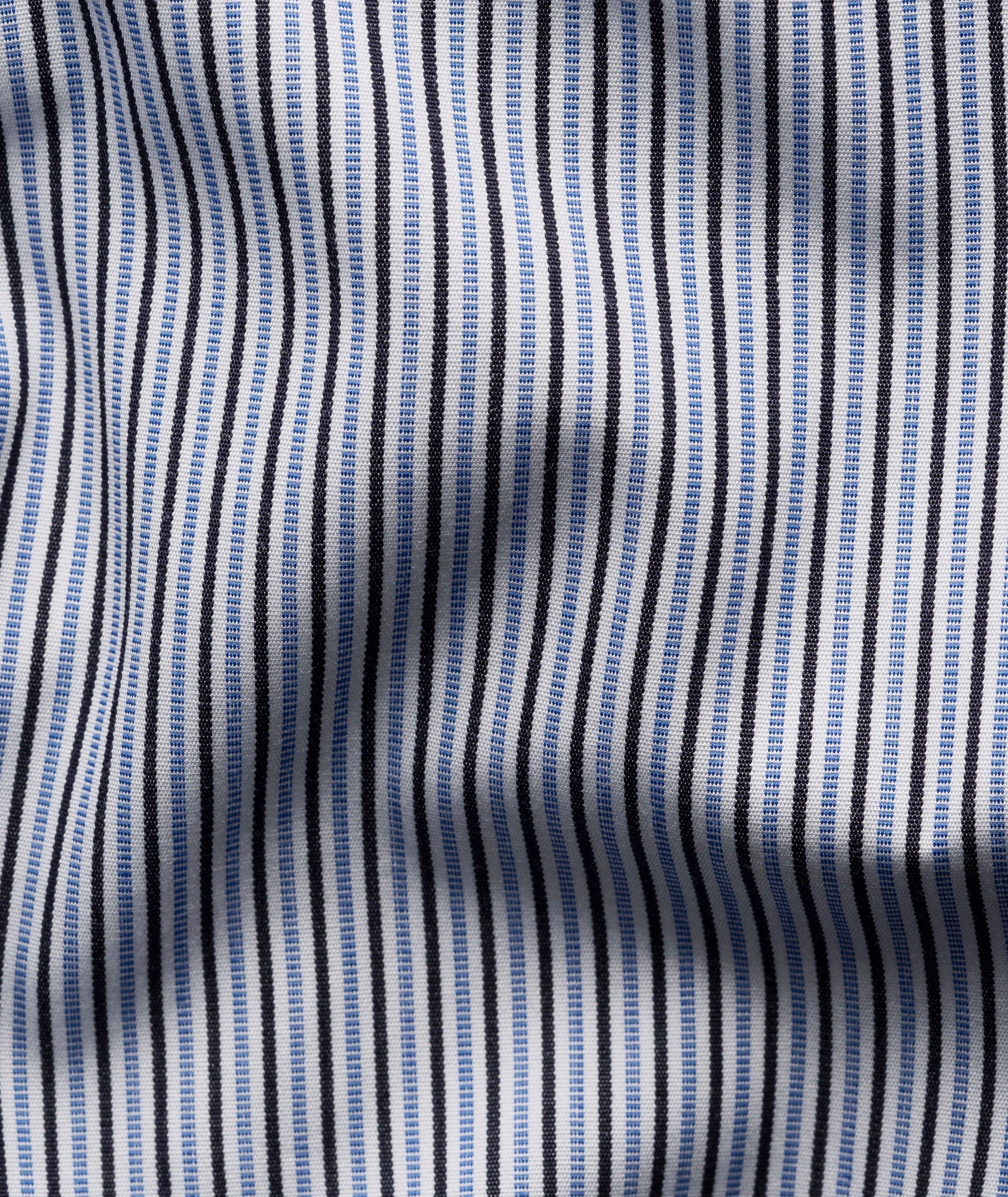 Contemporary-Fit Elevated Striped Dress Shirt image 6