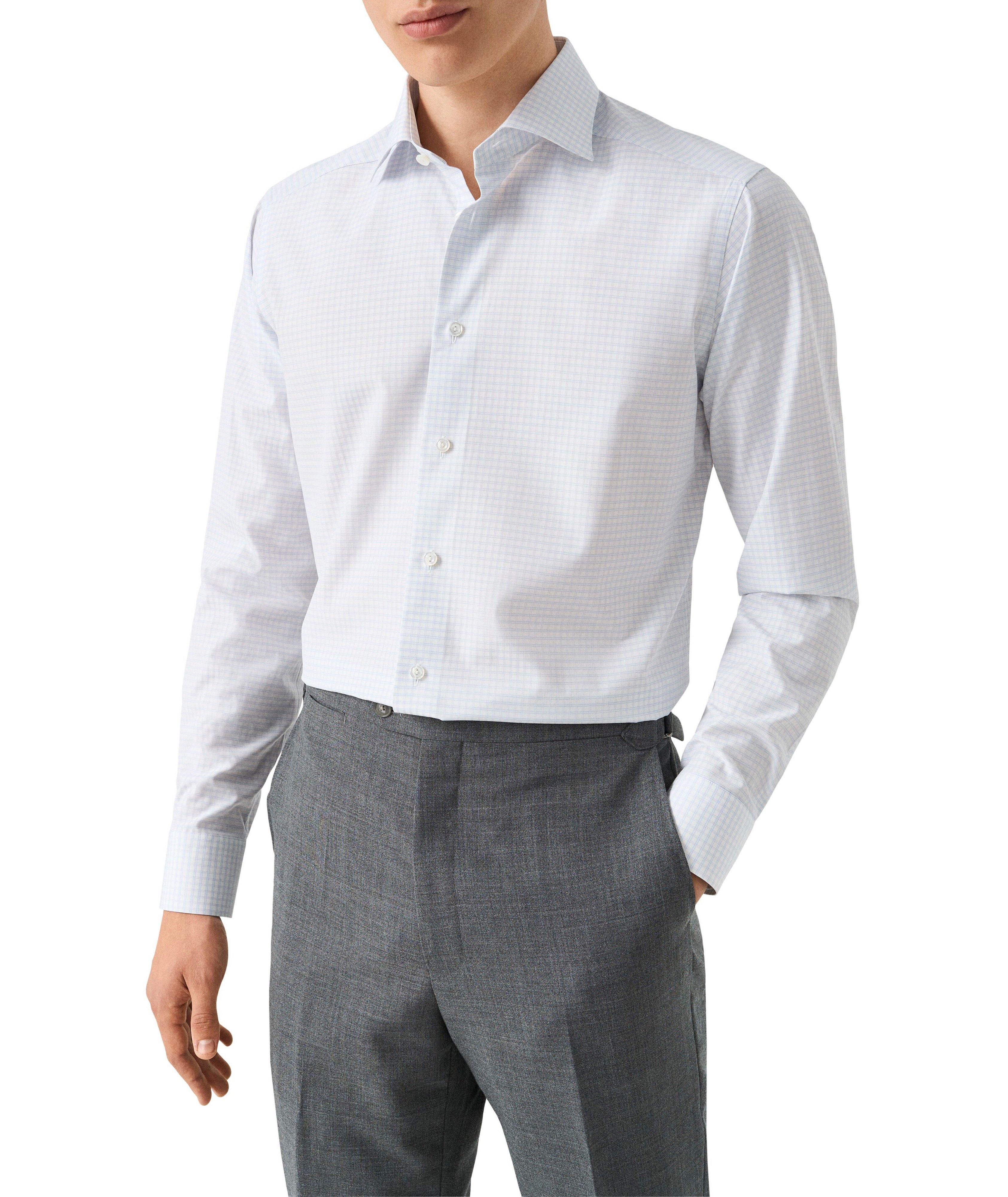 Chemise habillée à motif quadrillé de coupe amincie image 2