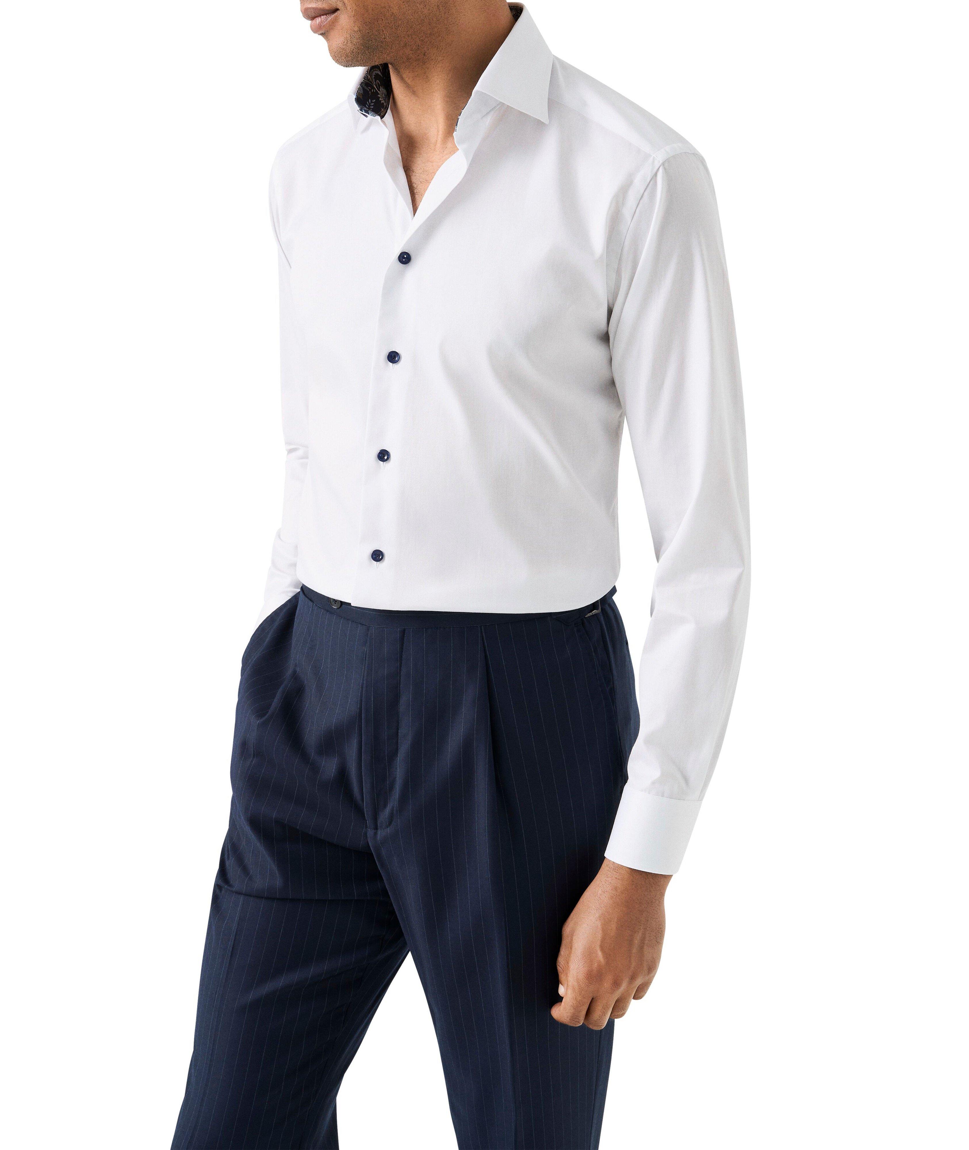 Chemise habillée à motif floral de coupe contemporaine image 2