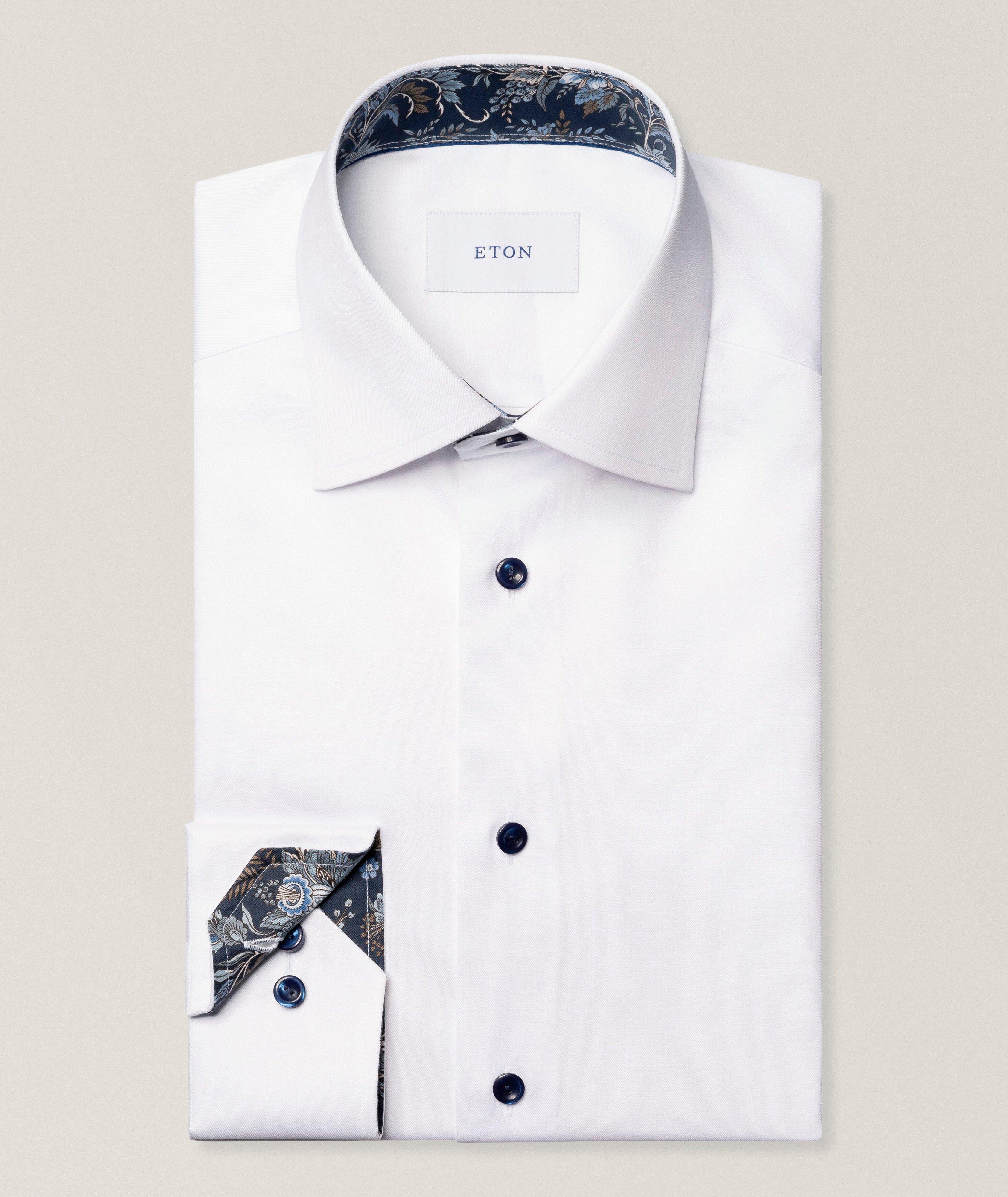 Chemise habillée à motif floral de coupe contemporaine image 0