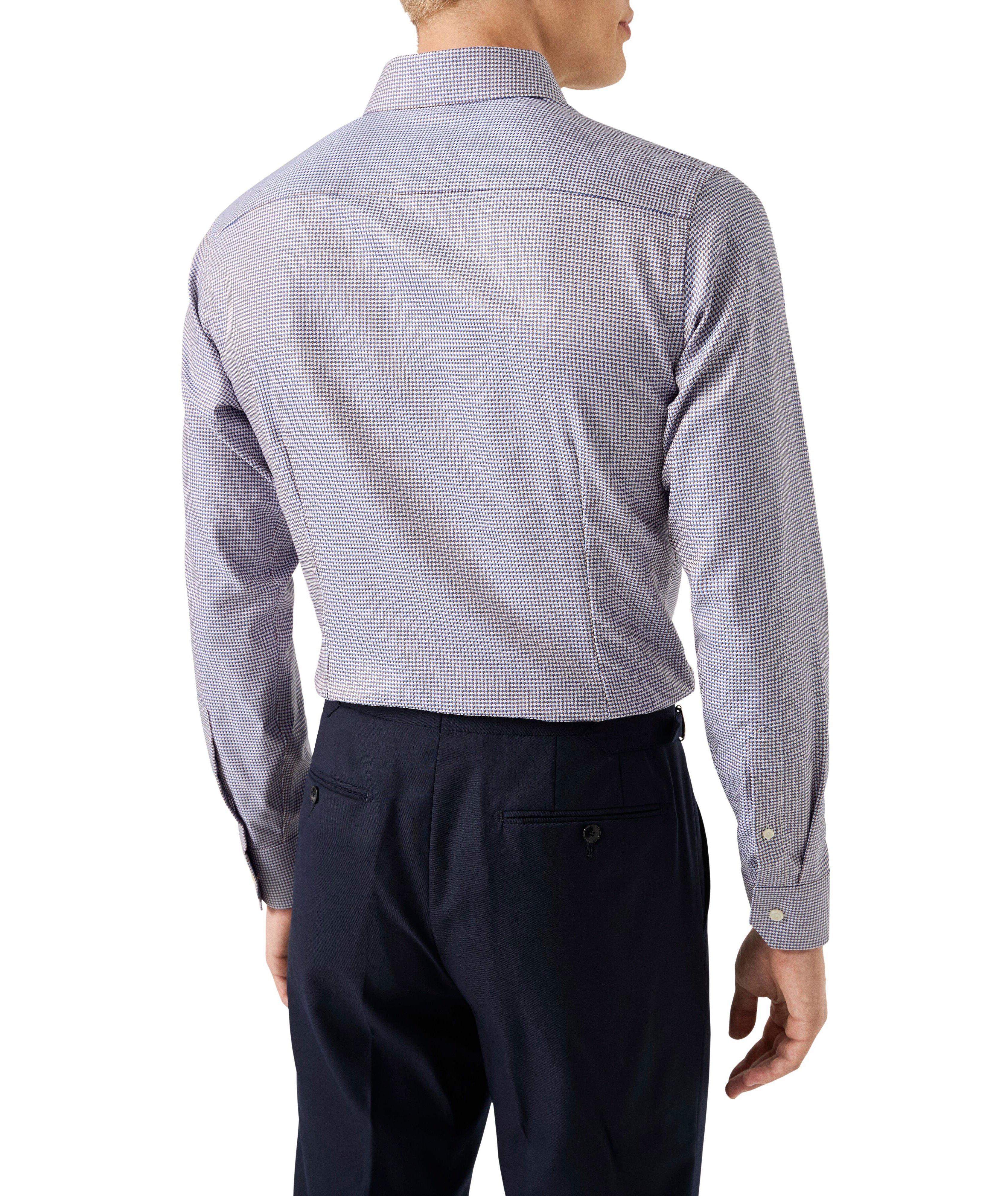 Chemise habillée coupe contemporaine en King Twill à motif pied-de-poule image 3