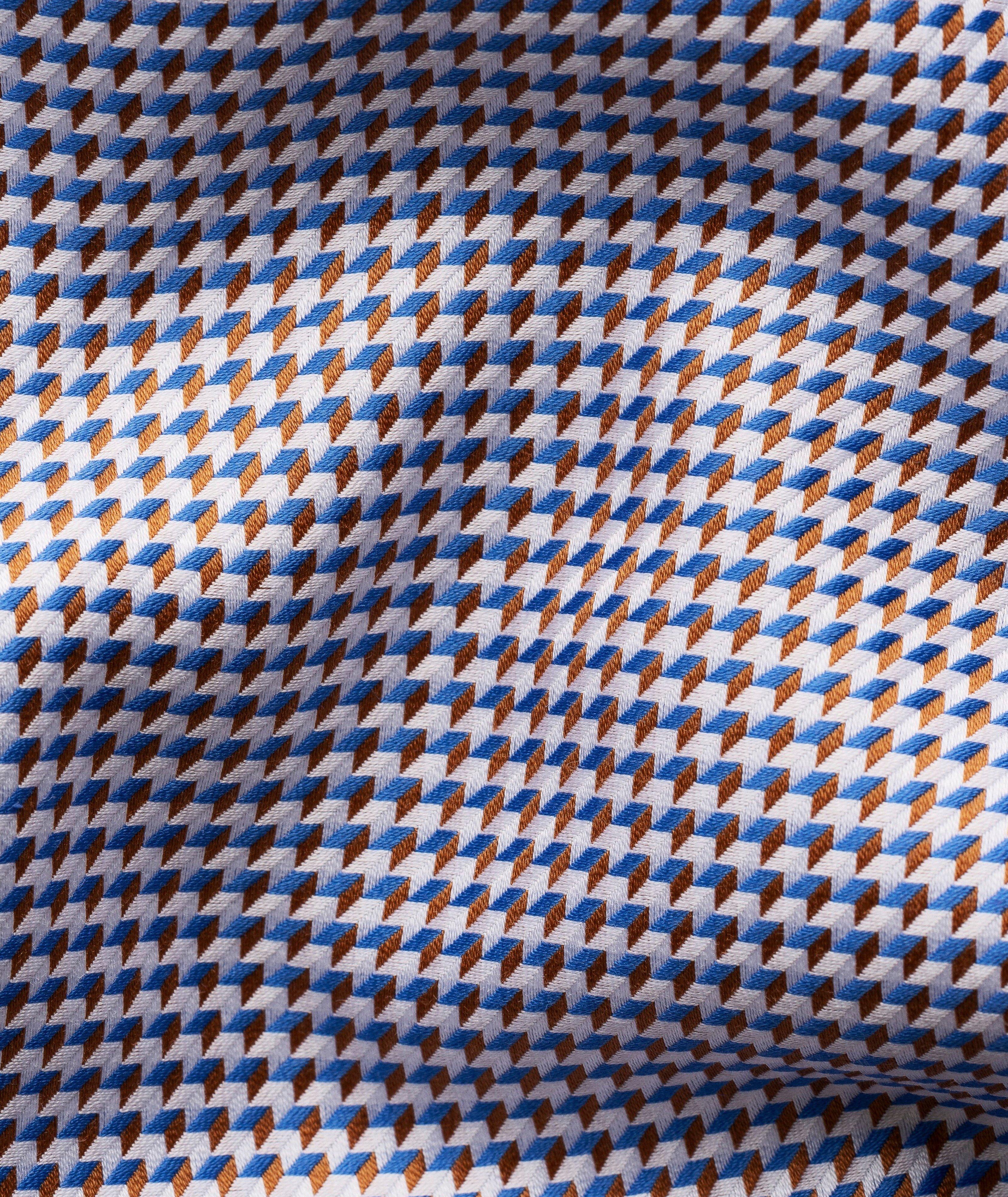 Chemise habillée coupe contemporaine en King Twill à motif pied-de-poule image 6