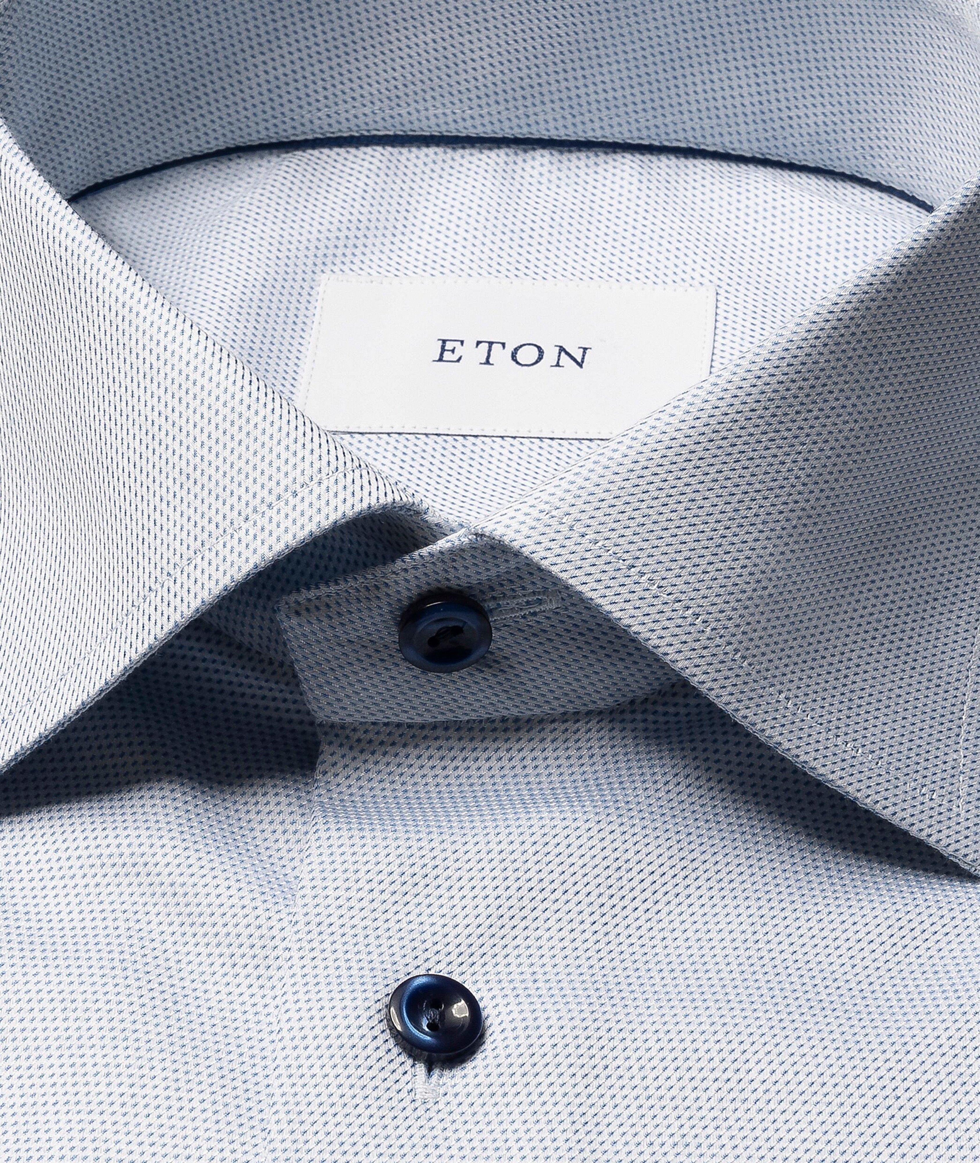 Chemise en coton et en lyocell de coupe contemporaine image 1