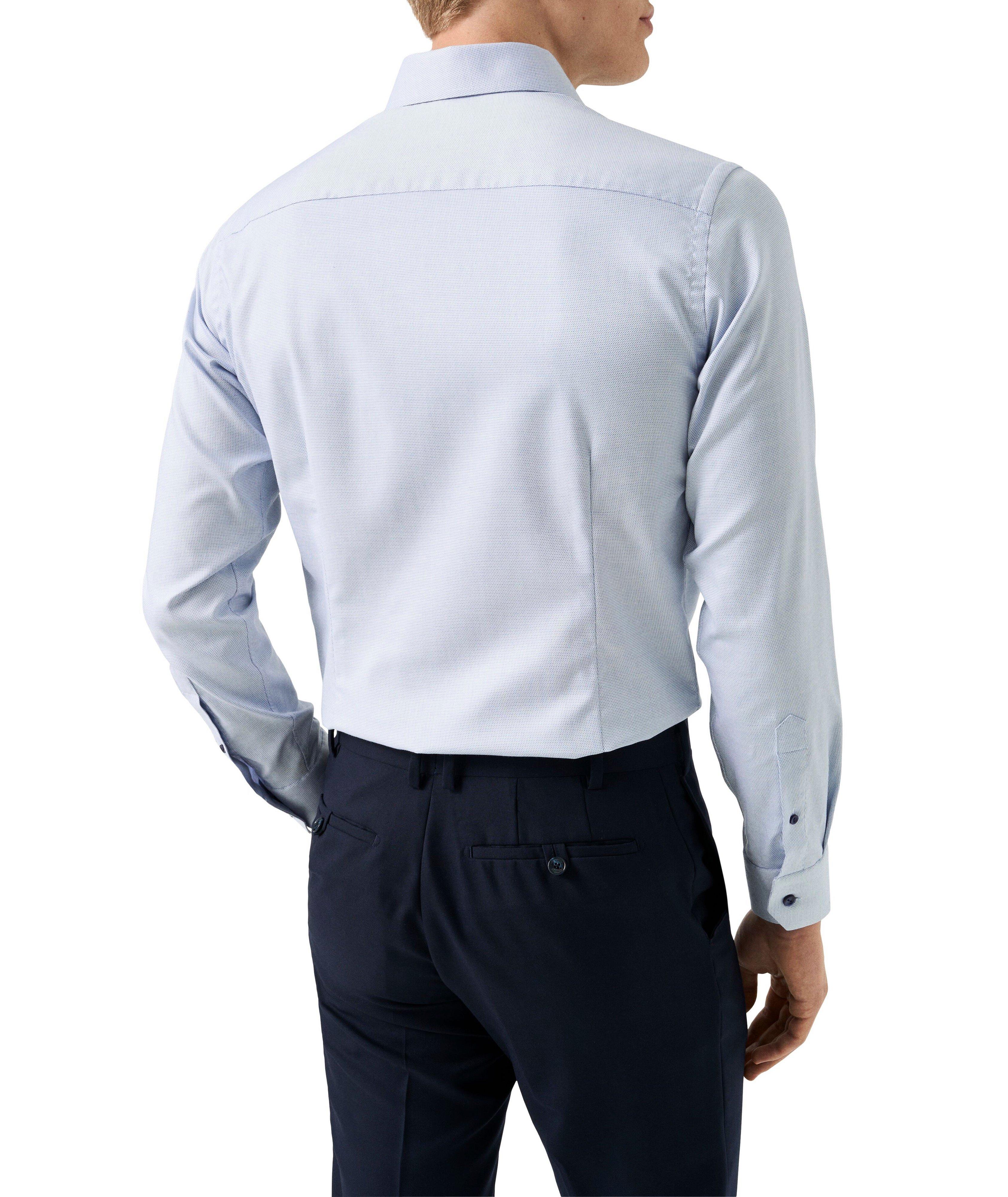 Chemise en coton et en lyocell de coupe contemporaine image 3