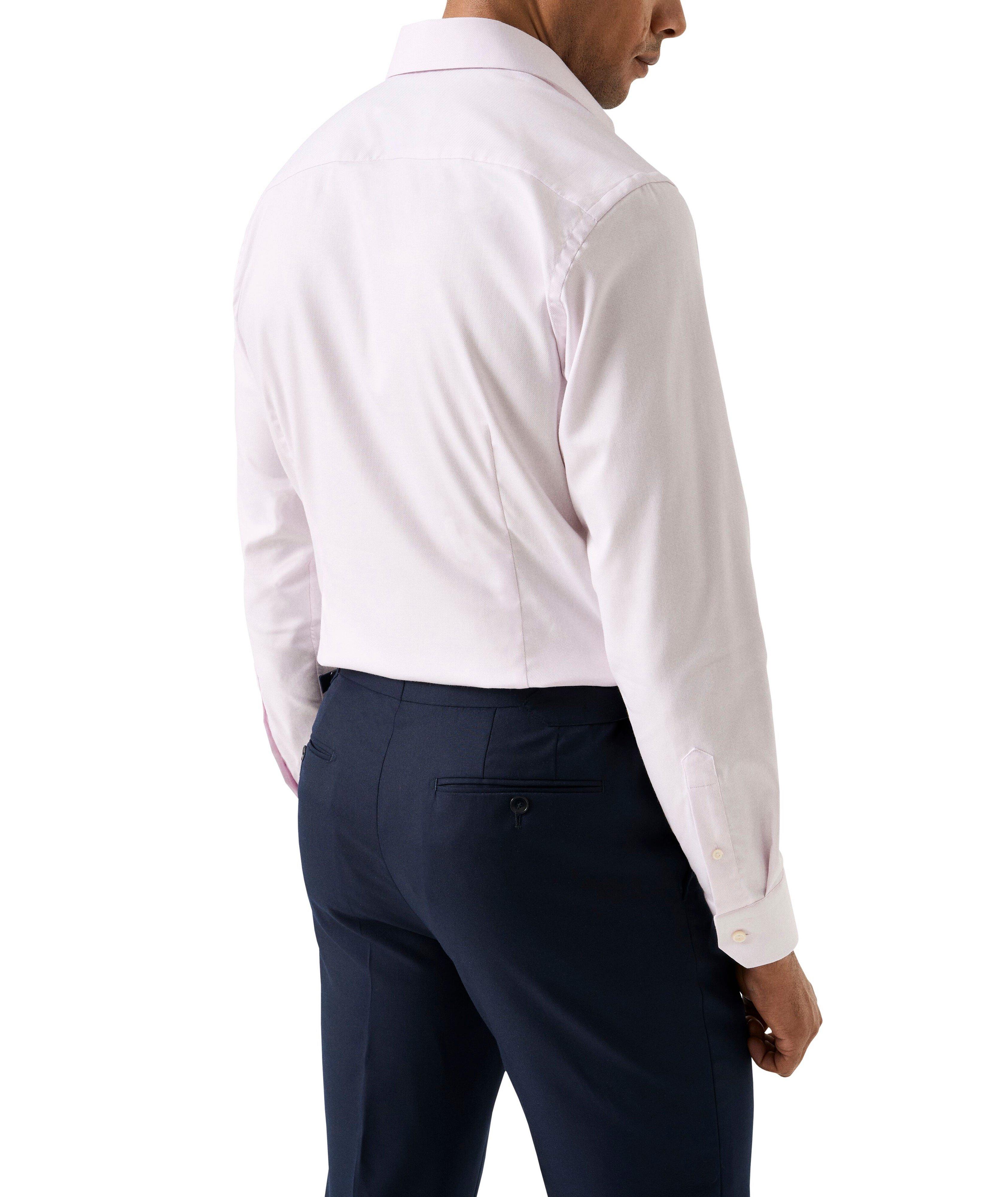 Chemise en coton et en lyocell de coupe contemporaine image 3