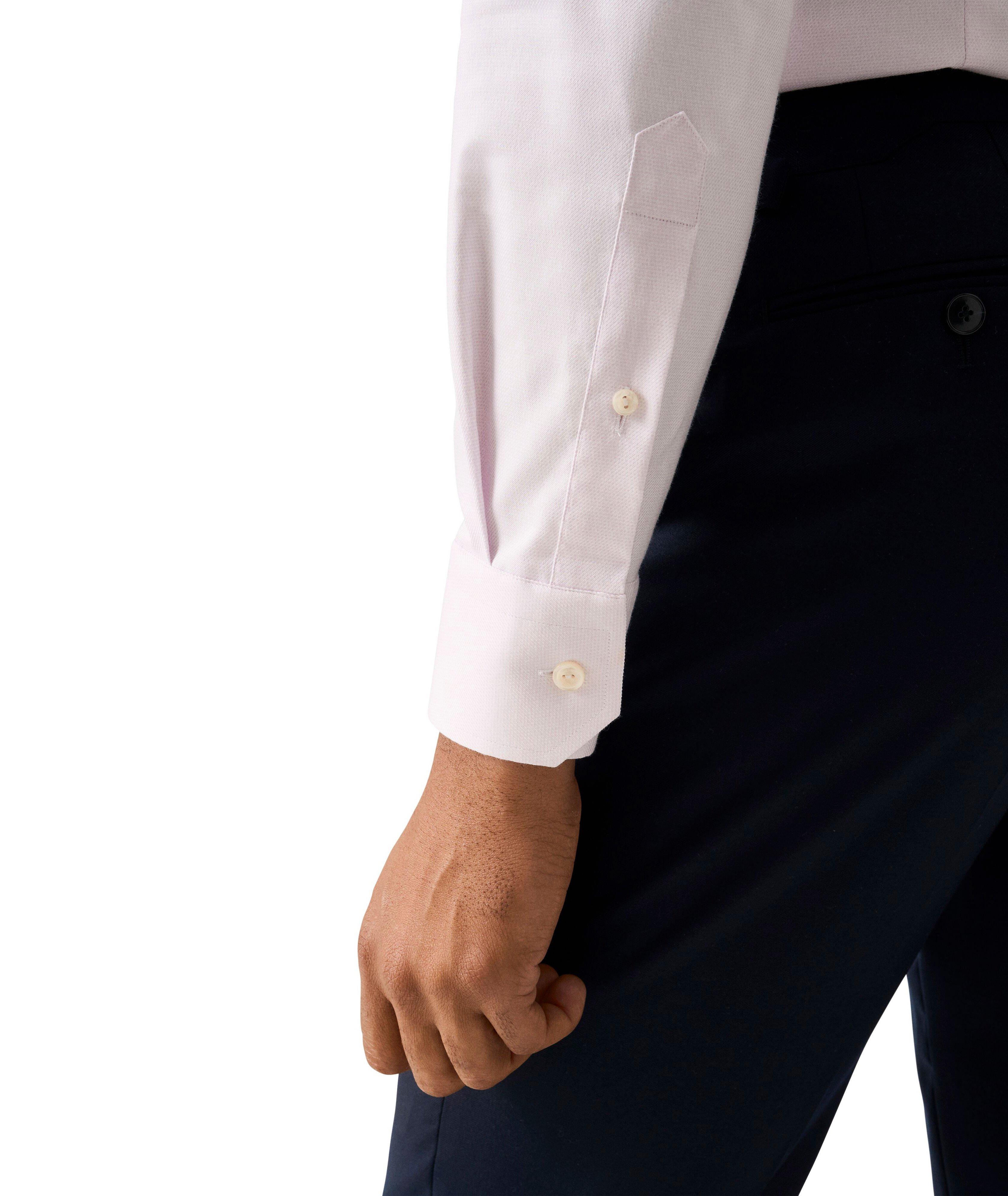 Chemise en coton et en lyocell de coupe contemporaine image 5