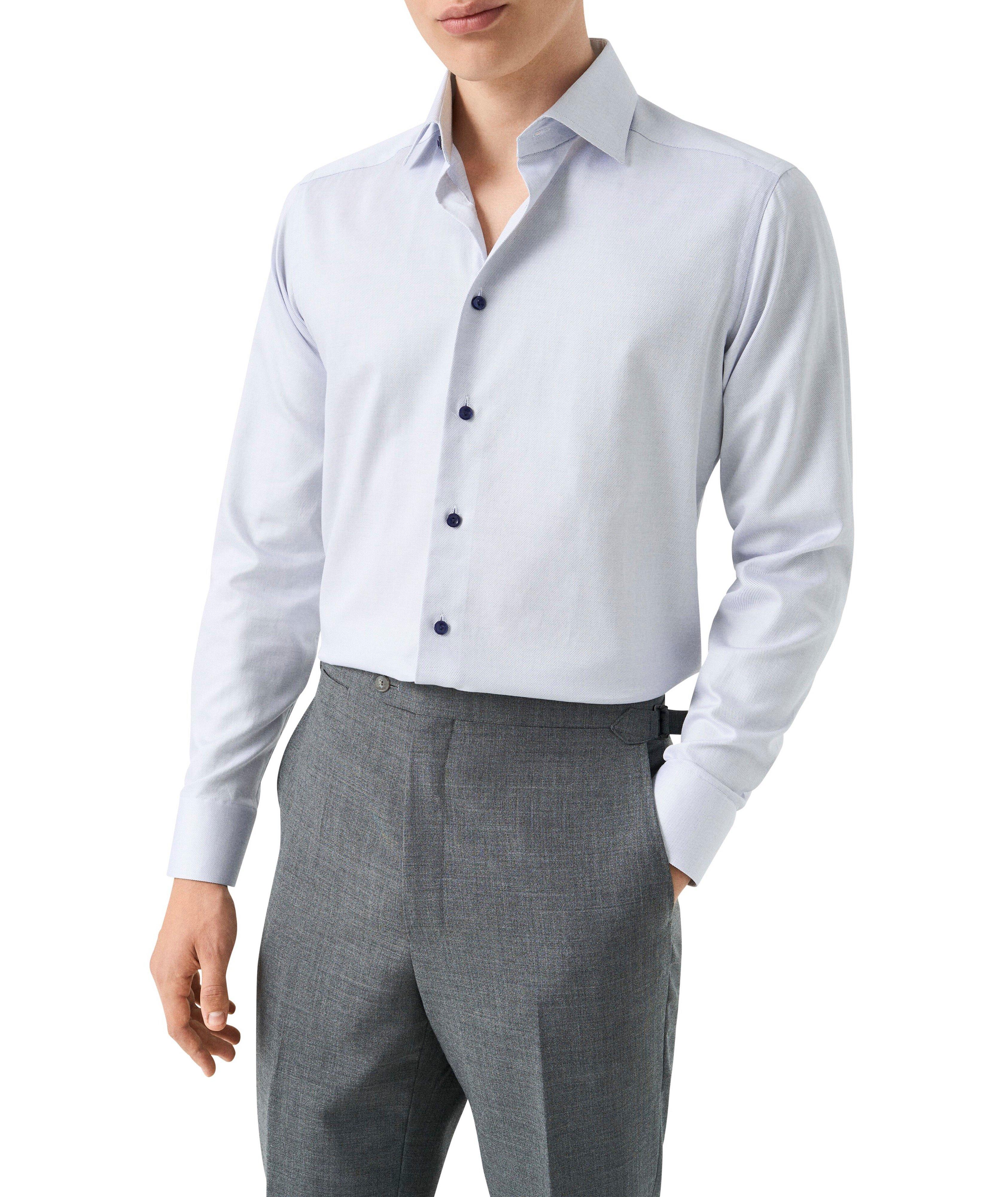 Chemise habillée en twill de coupe contemporaine image 2