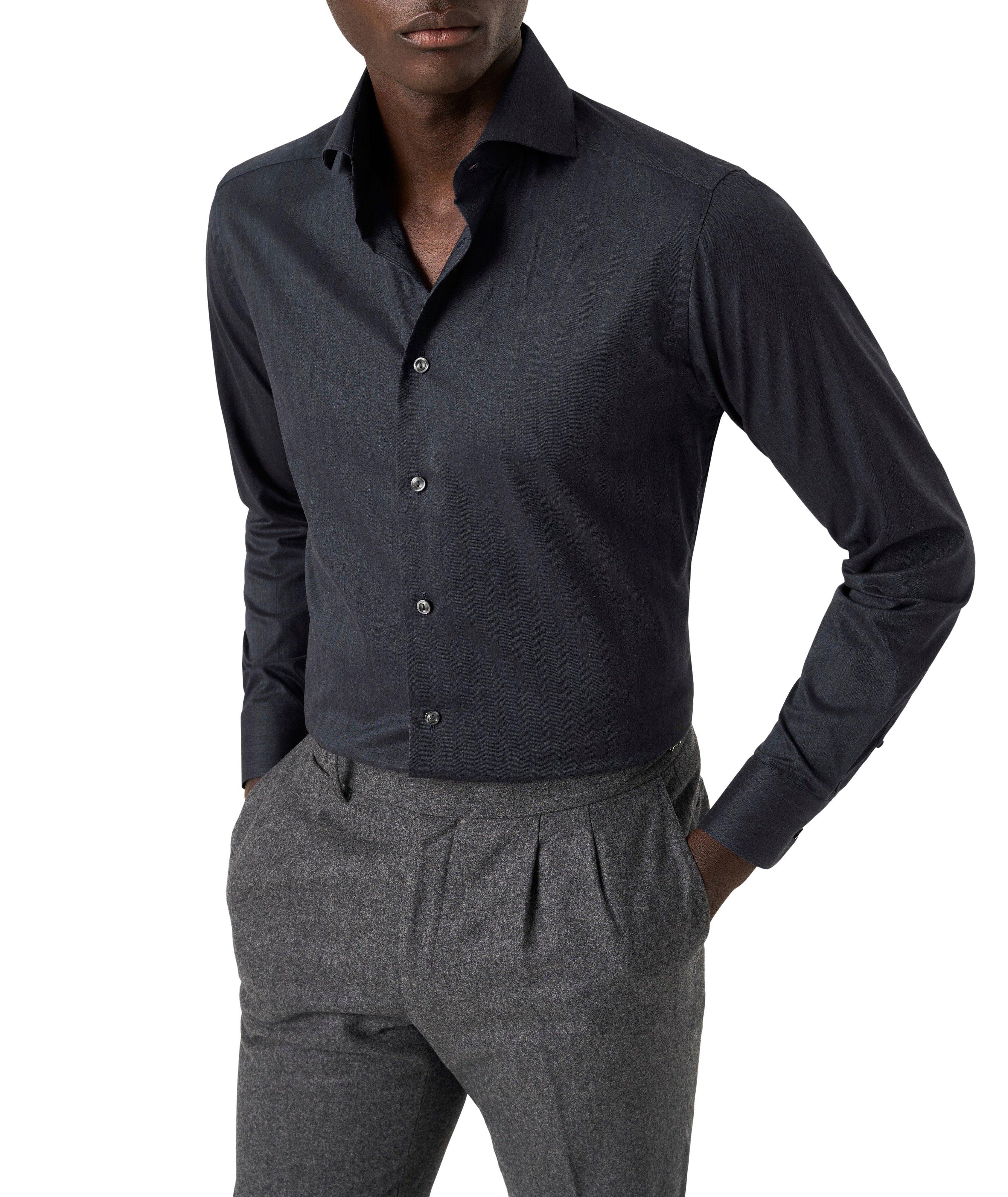 Slim-Fit Signature Flannel Dress Shirt image 2