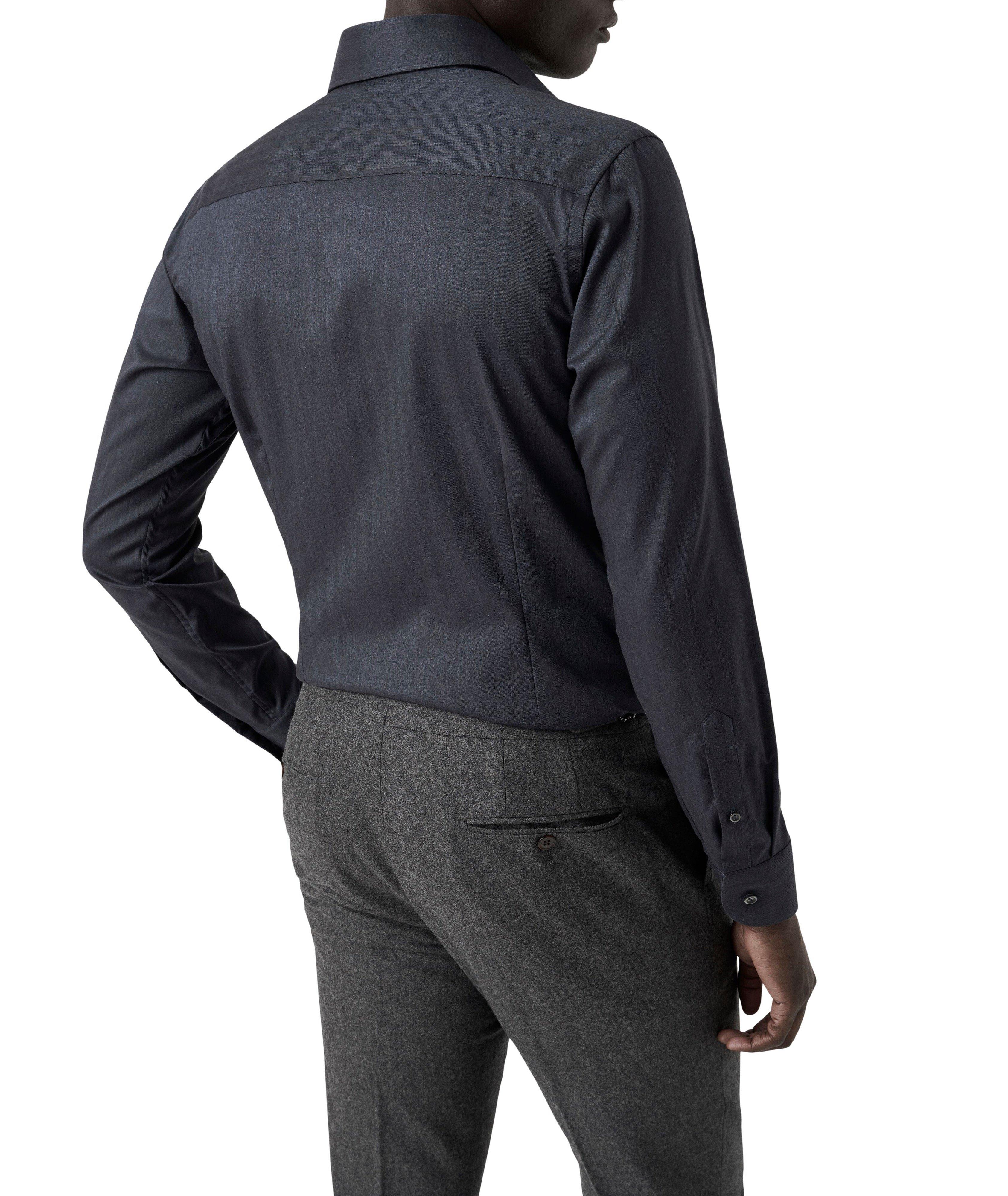 Slim-Fit Signature Flannel Dress Shirt image 3