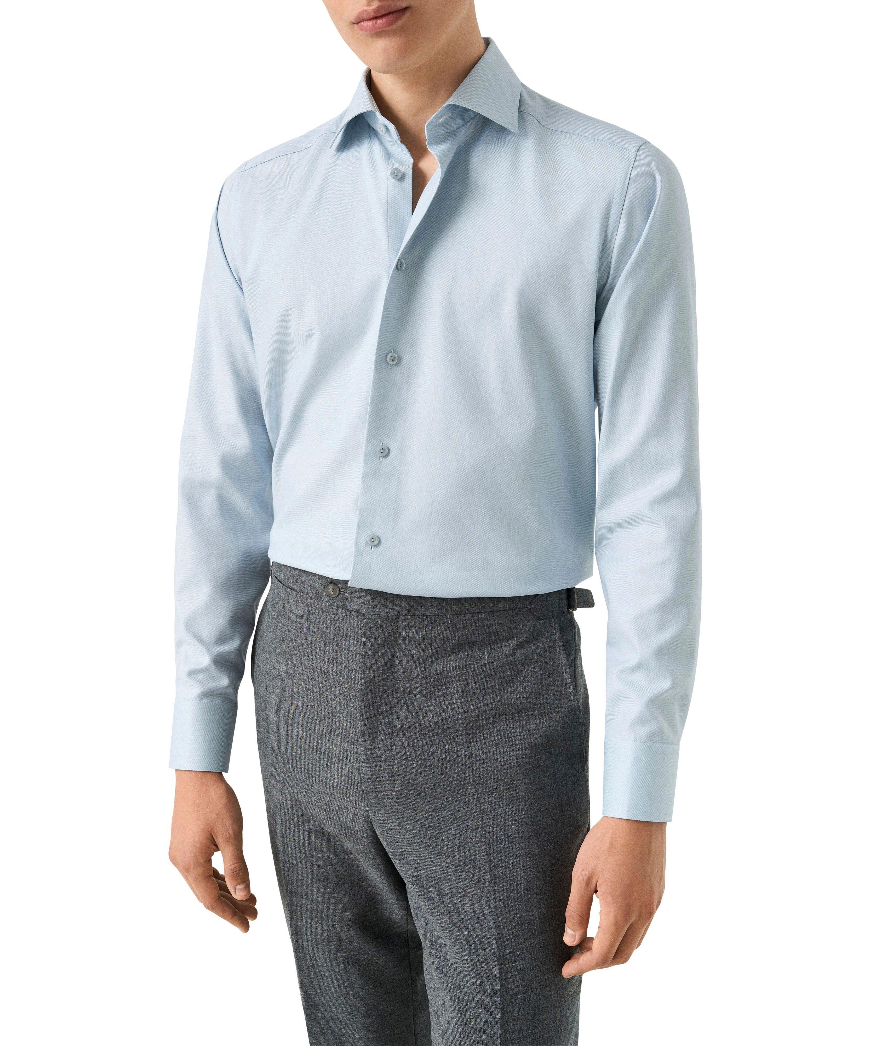 Chemise habillée en twill de coupe contemporaine image 2