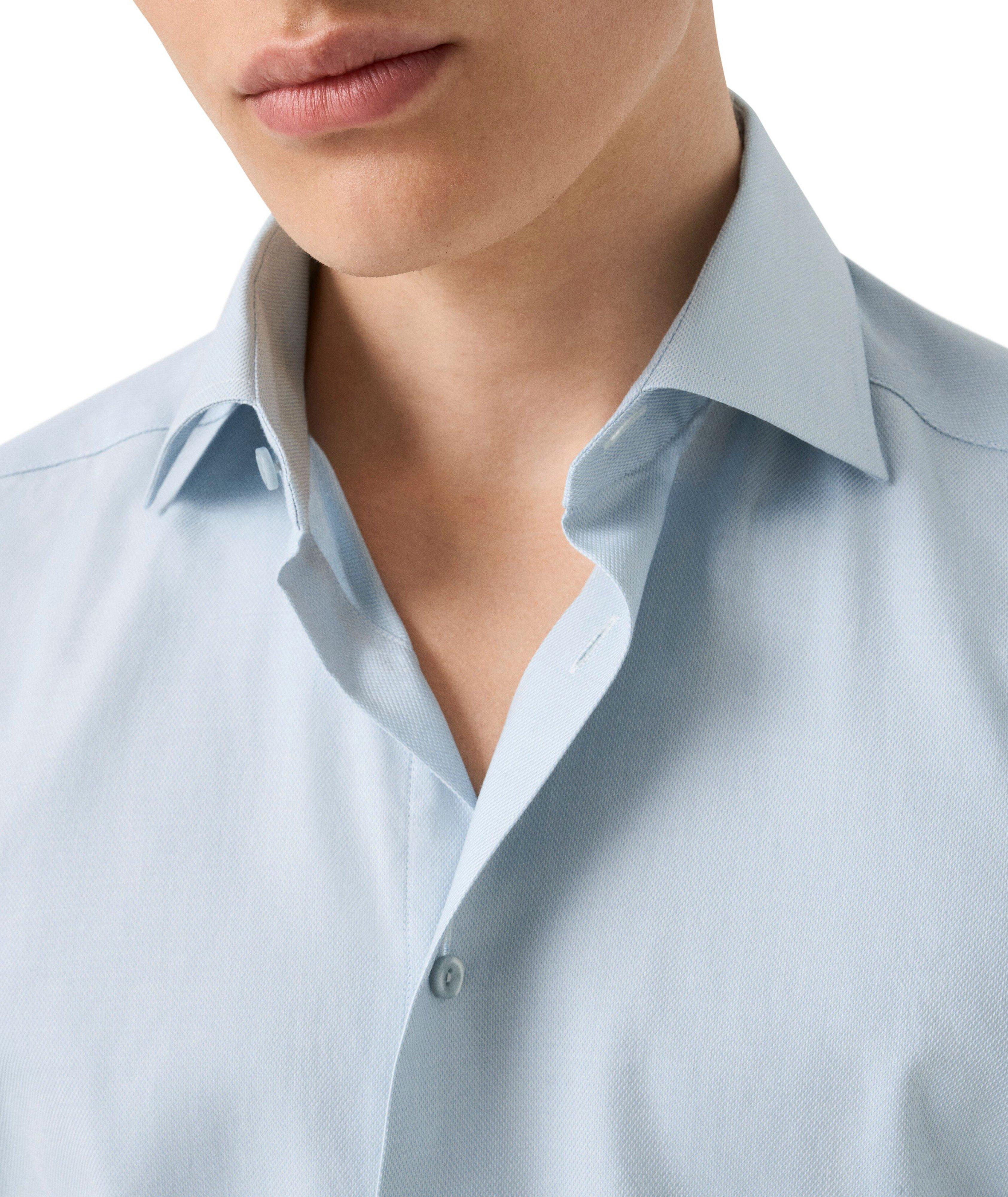 Chemise habillée en twill de coupe contemporaine image 4