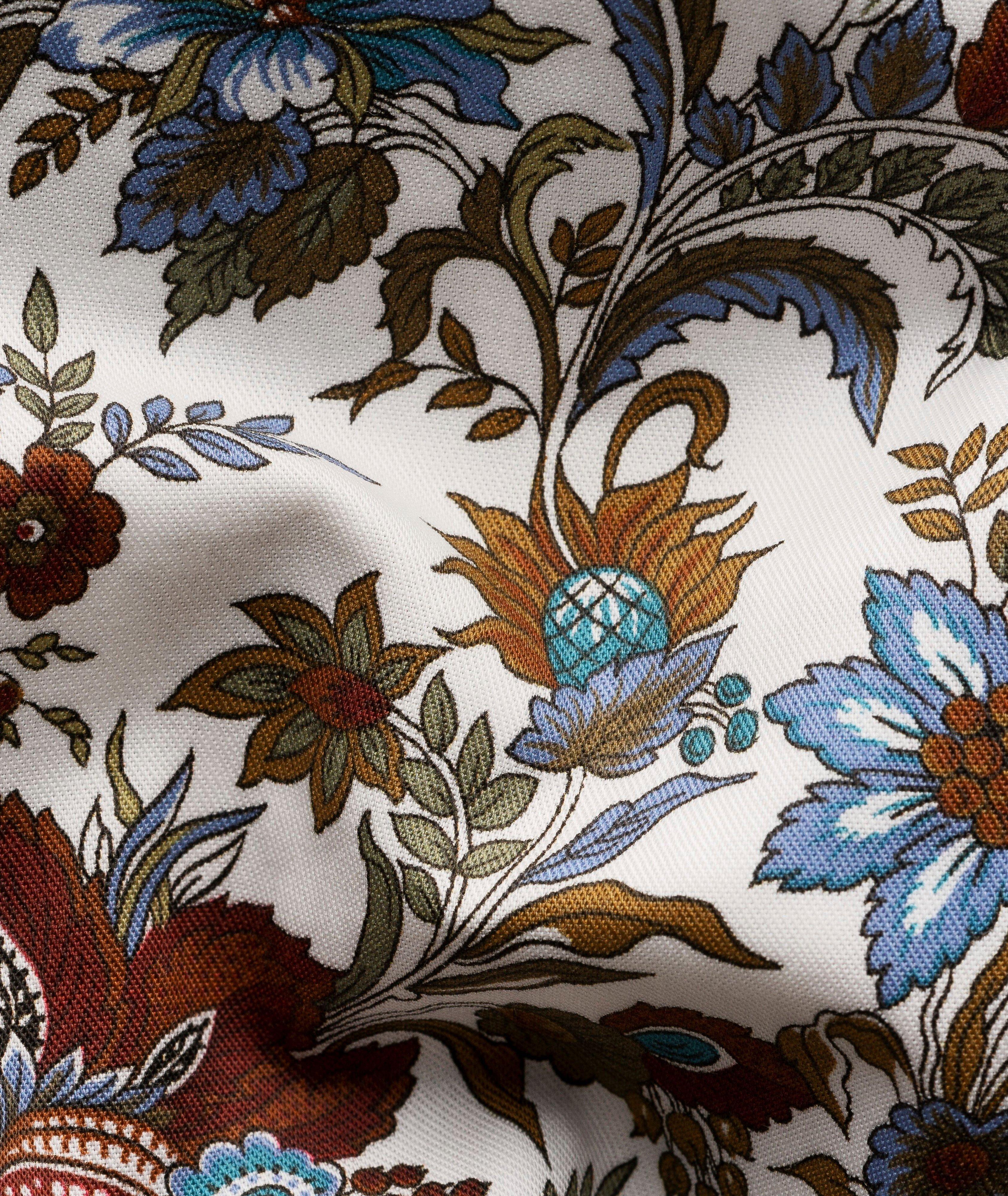 Contemporary-Fit Floral Twill Dress Shirt image 6