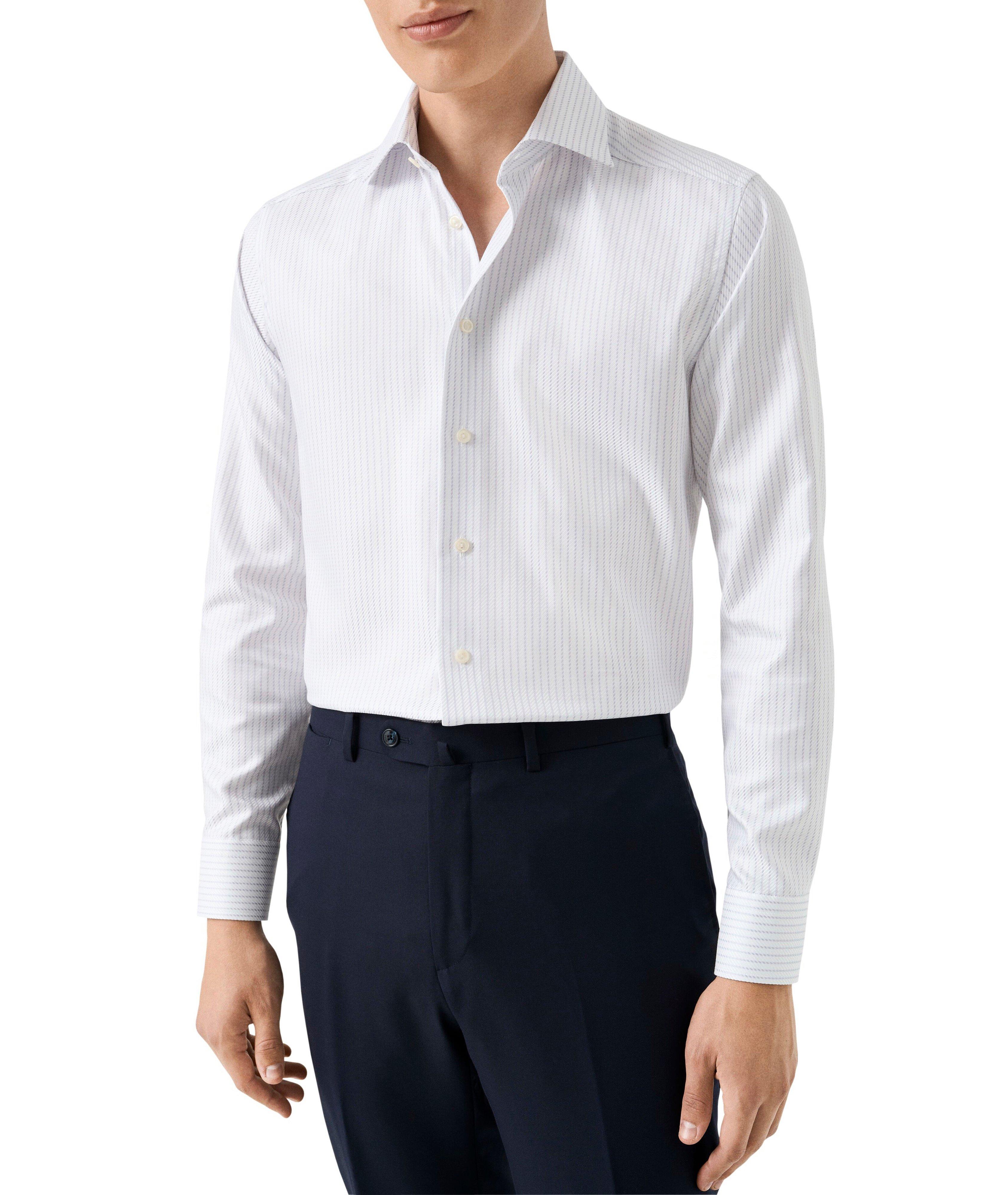 Contemporary-Fit Stripe King Twill Dress Shirt image 2