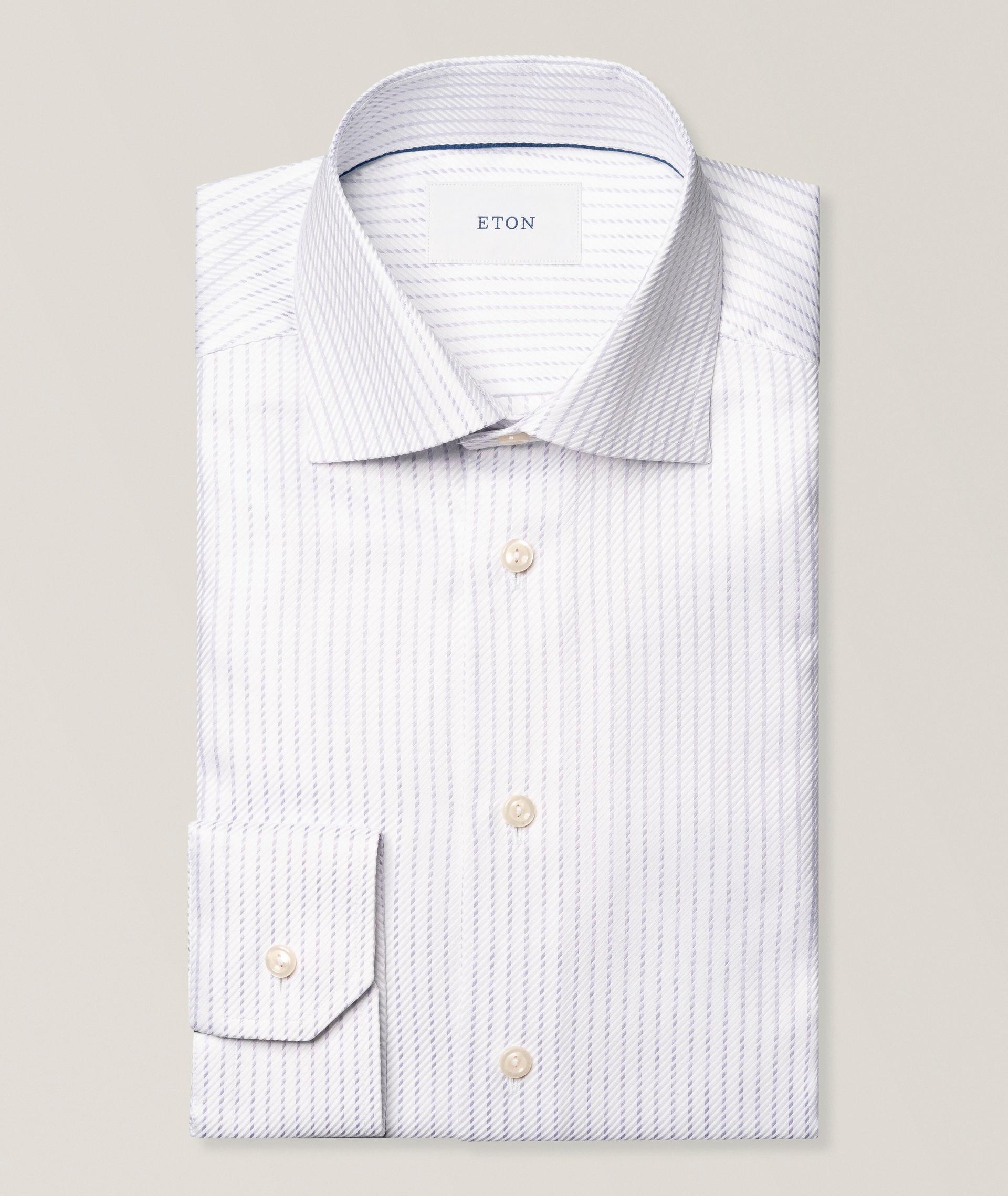 Contemporary-Fit Stripe King Twill Dress Shirt image 0