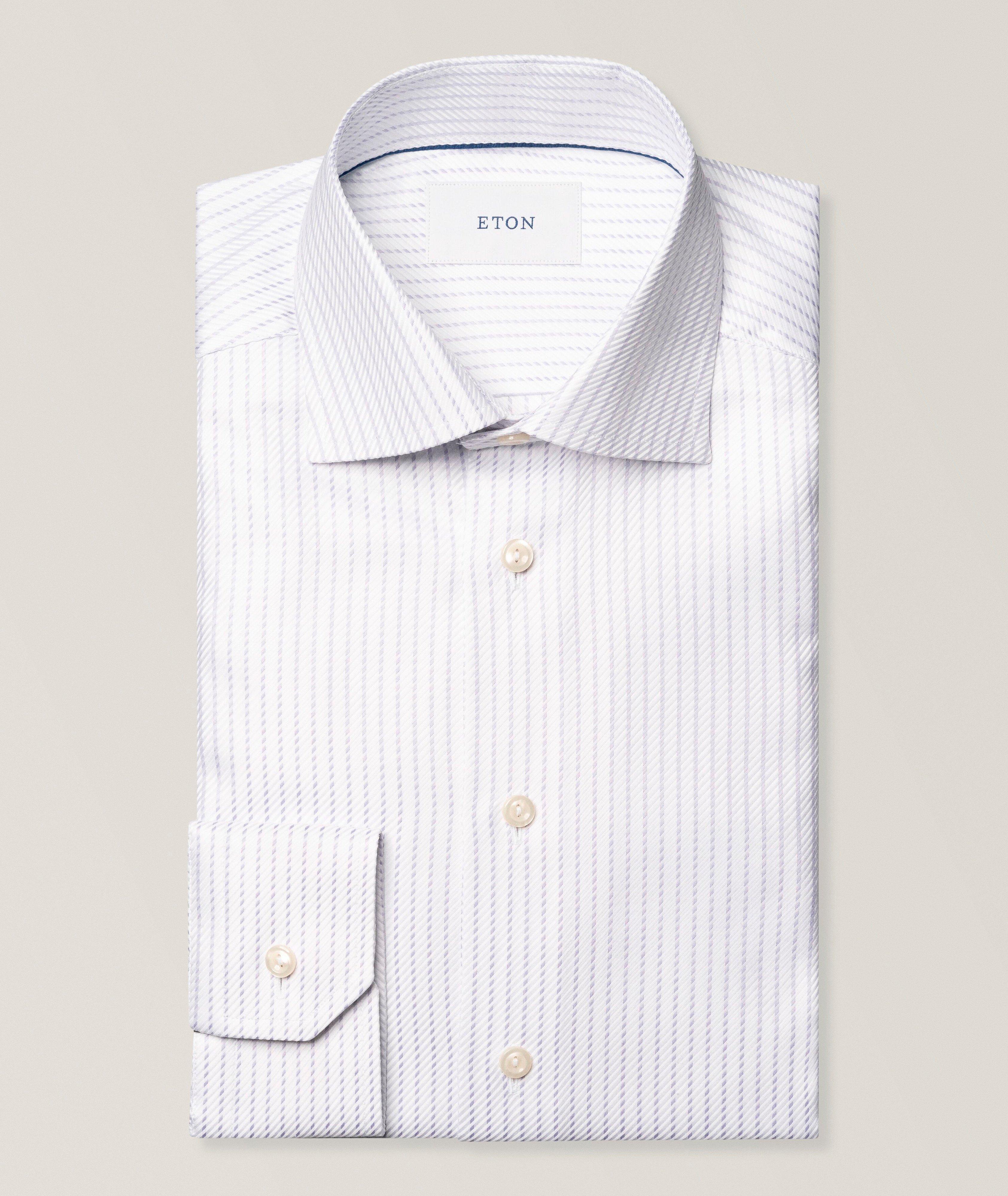 Contemporary-Fit Stripe King Twill Dress Shirt image 0