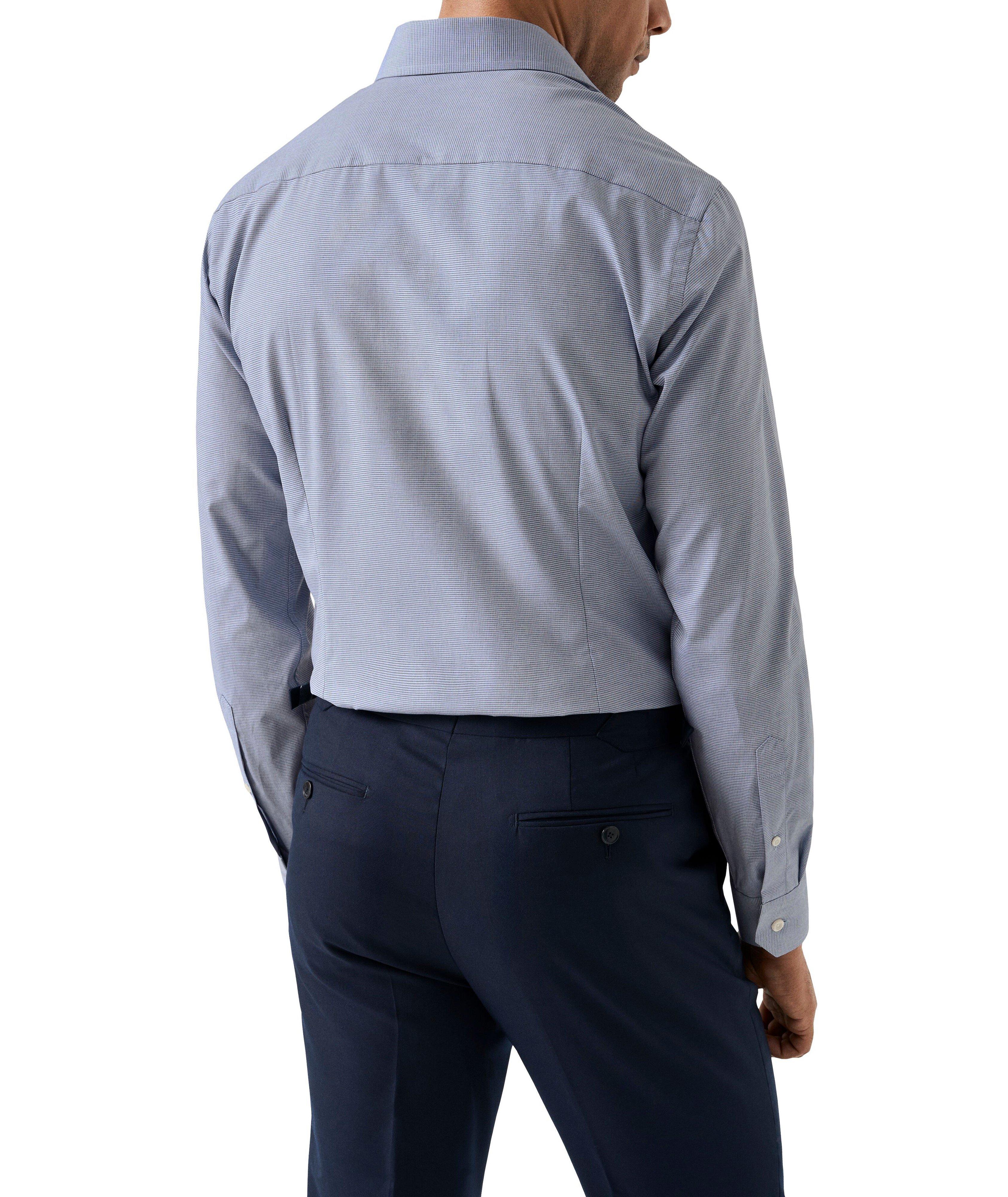 Chemise habillée à motif quadrillé de coupe amincie image 3