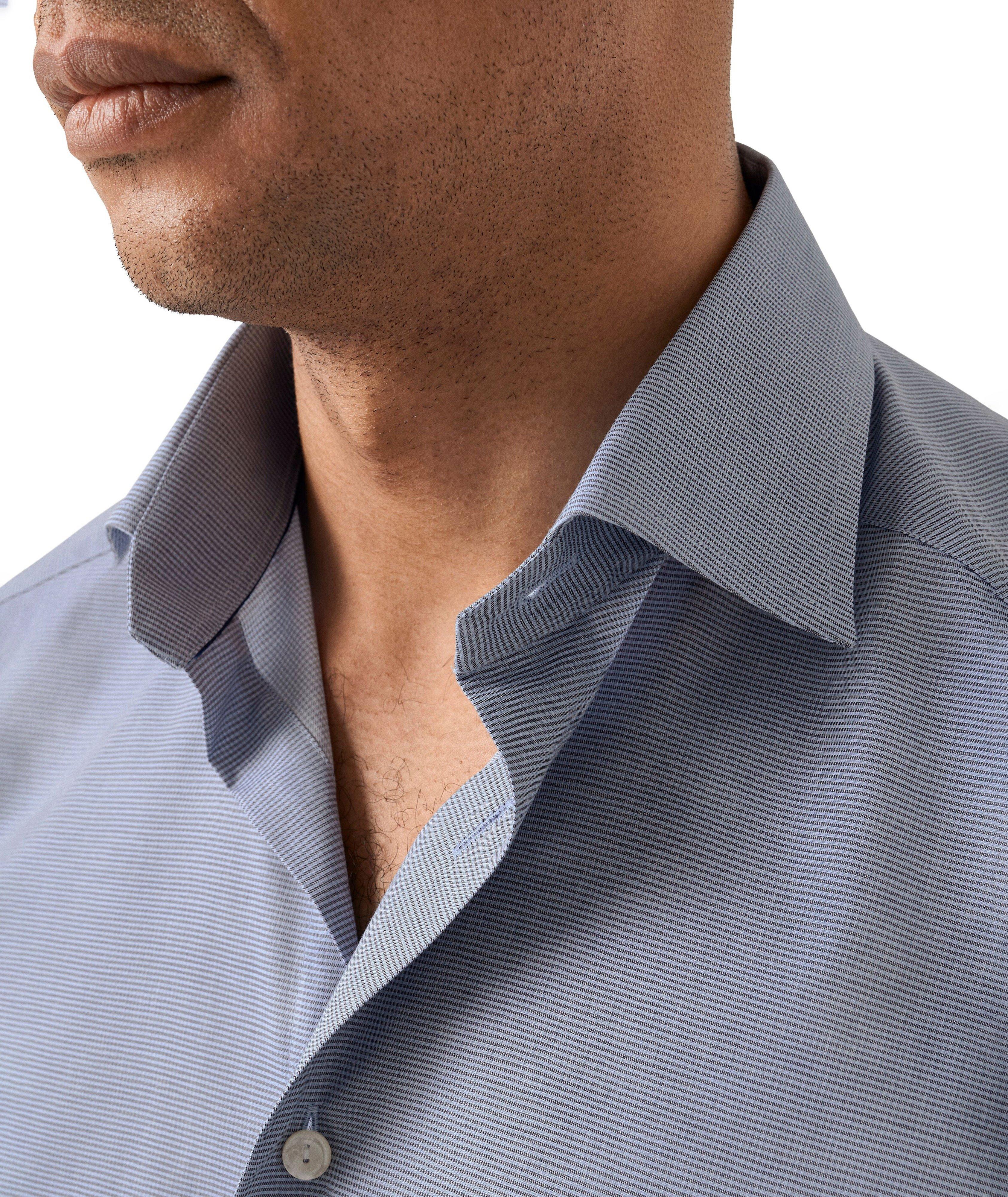 Chemise habillée à motif quadrillé de coupe amincie image 4